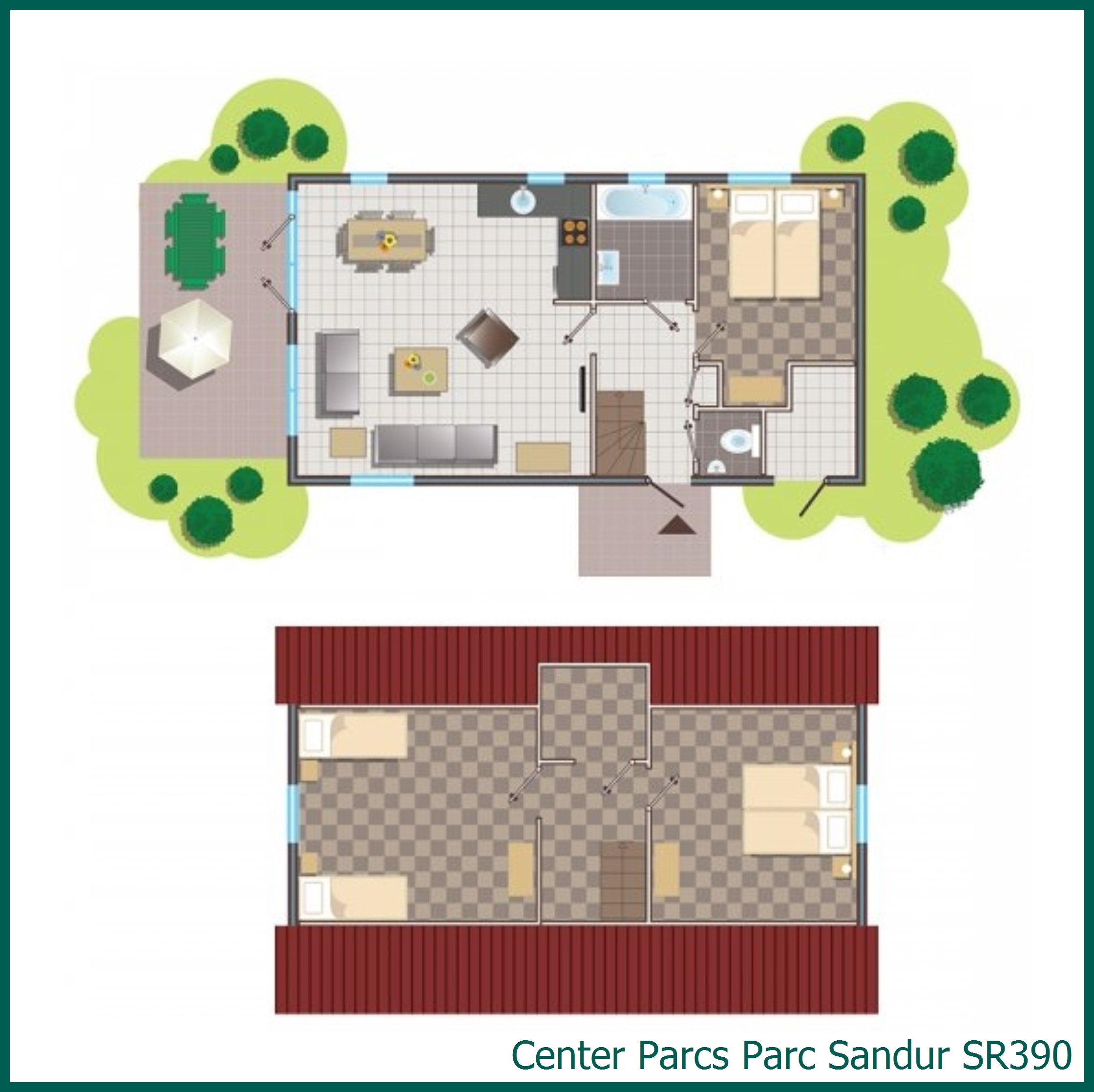 Comfort cottage SR390 in Parc Sandur