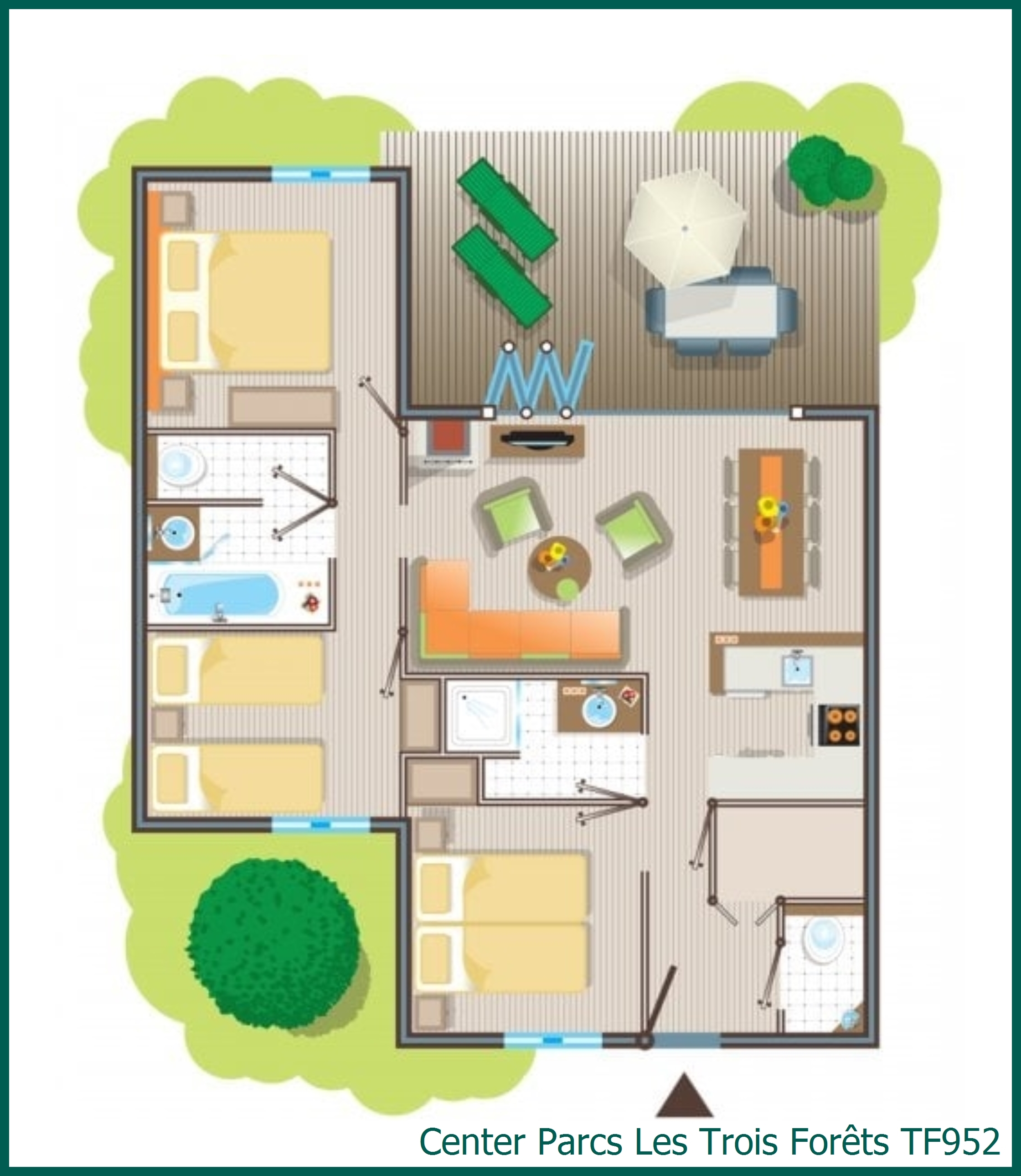 Comfort cottage TF952 in Les Trois Forêts