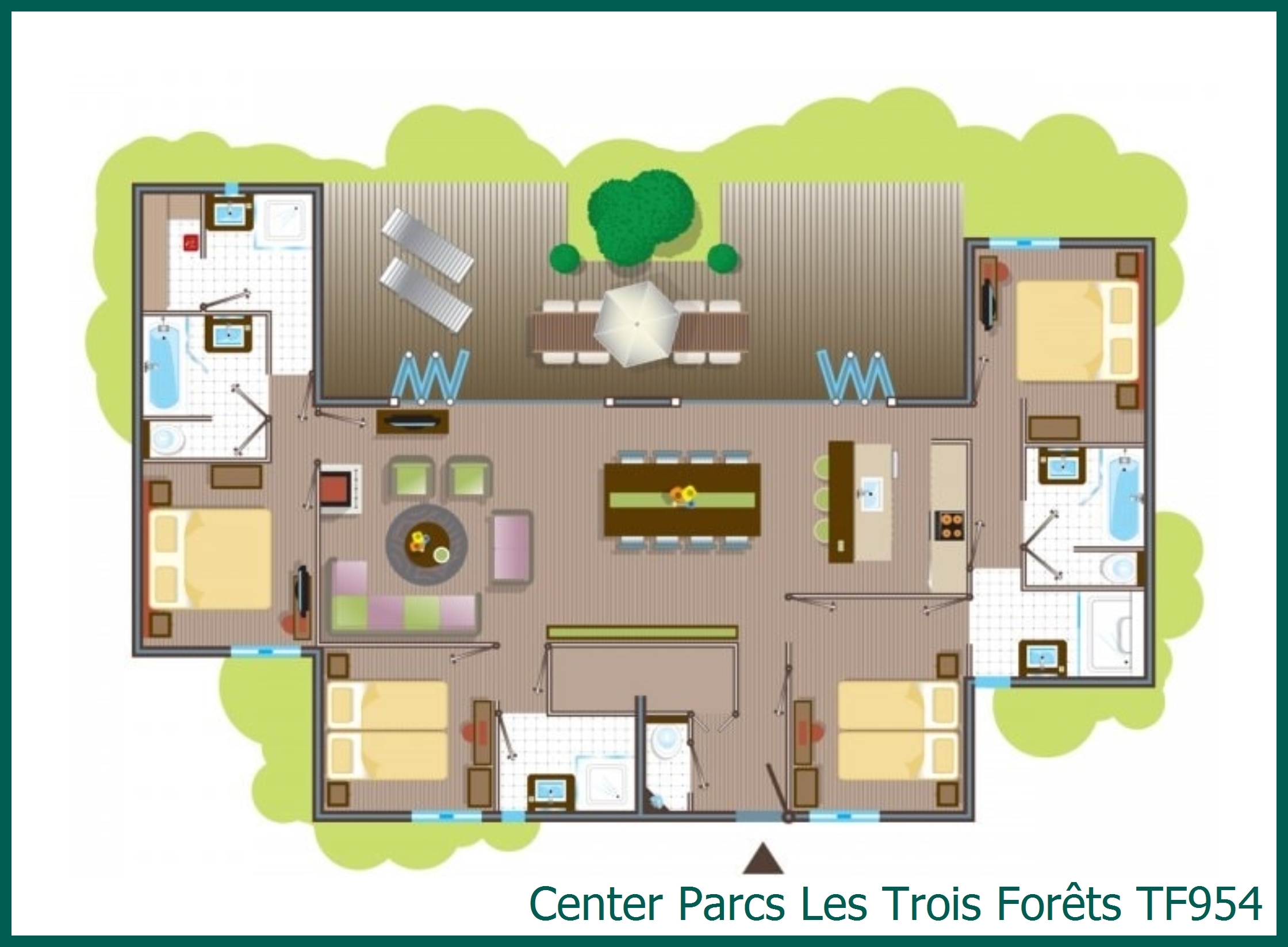 VIP cottage TF954 in Les Trois Forêts