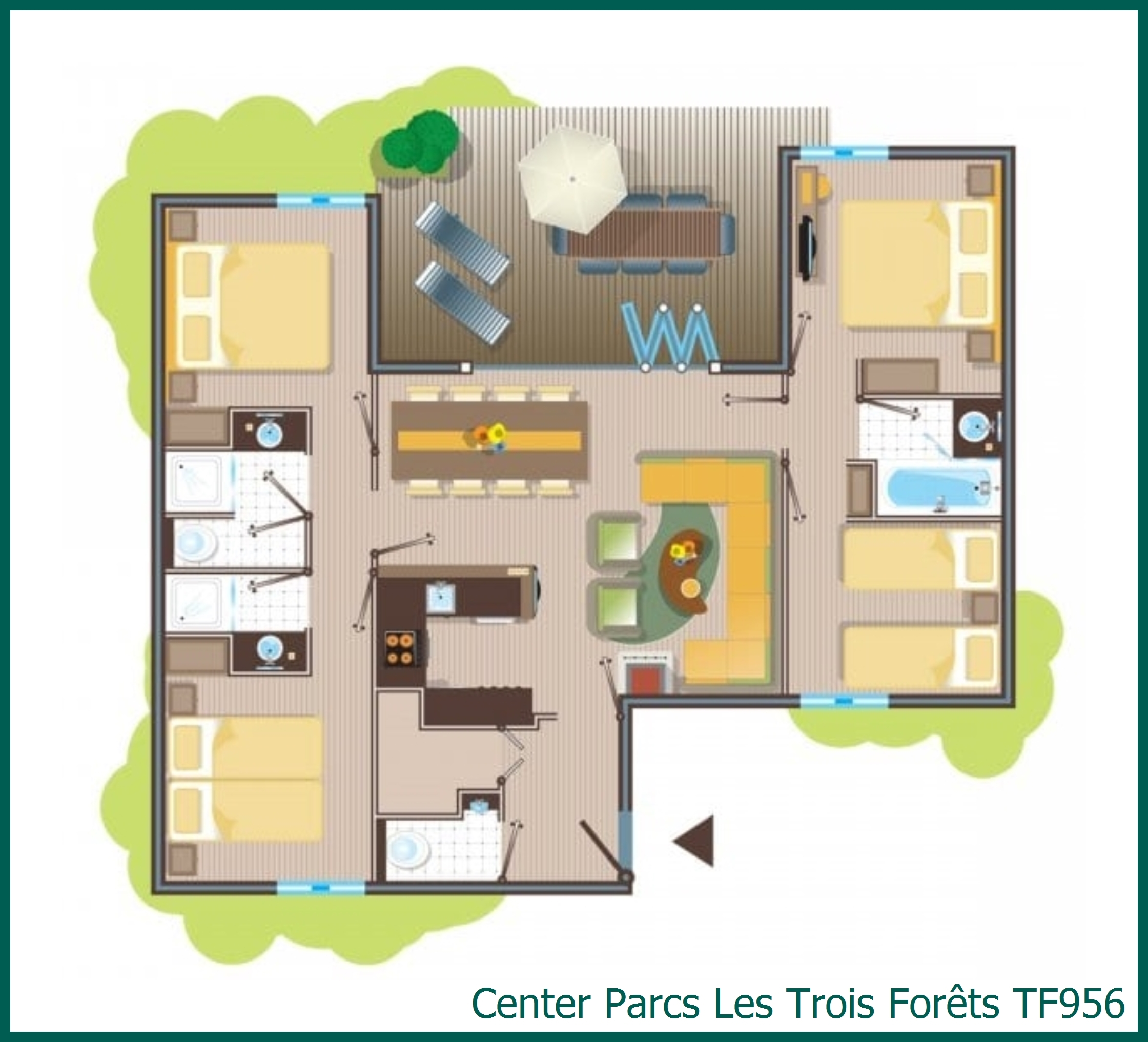 Premium cottage TF956 in Les Trois Forêts