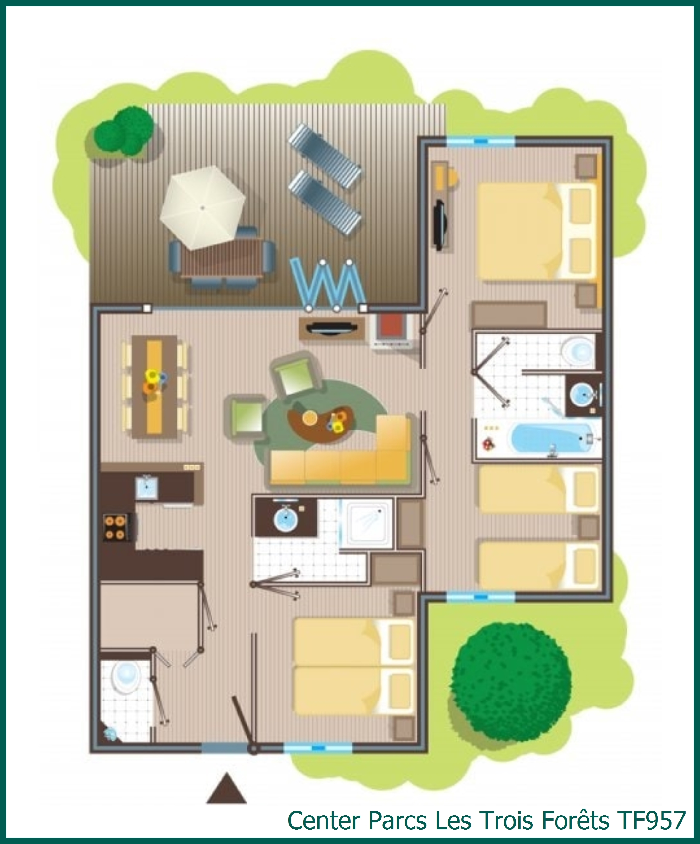 Premium cottage TF957 in Les Trois Forêts