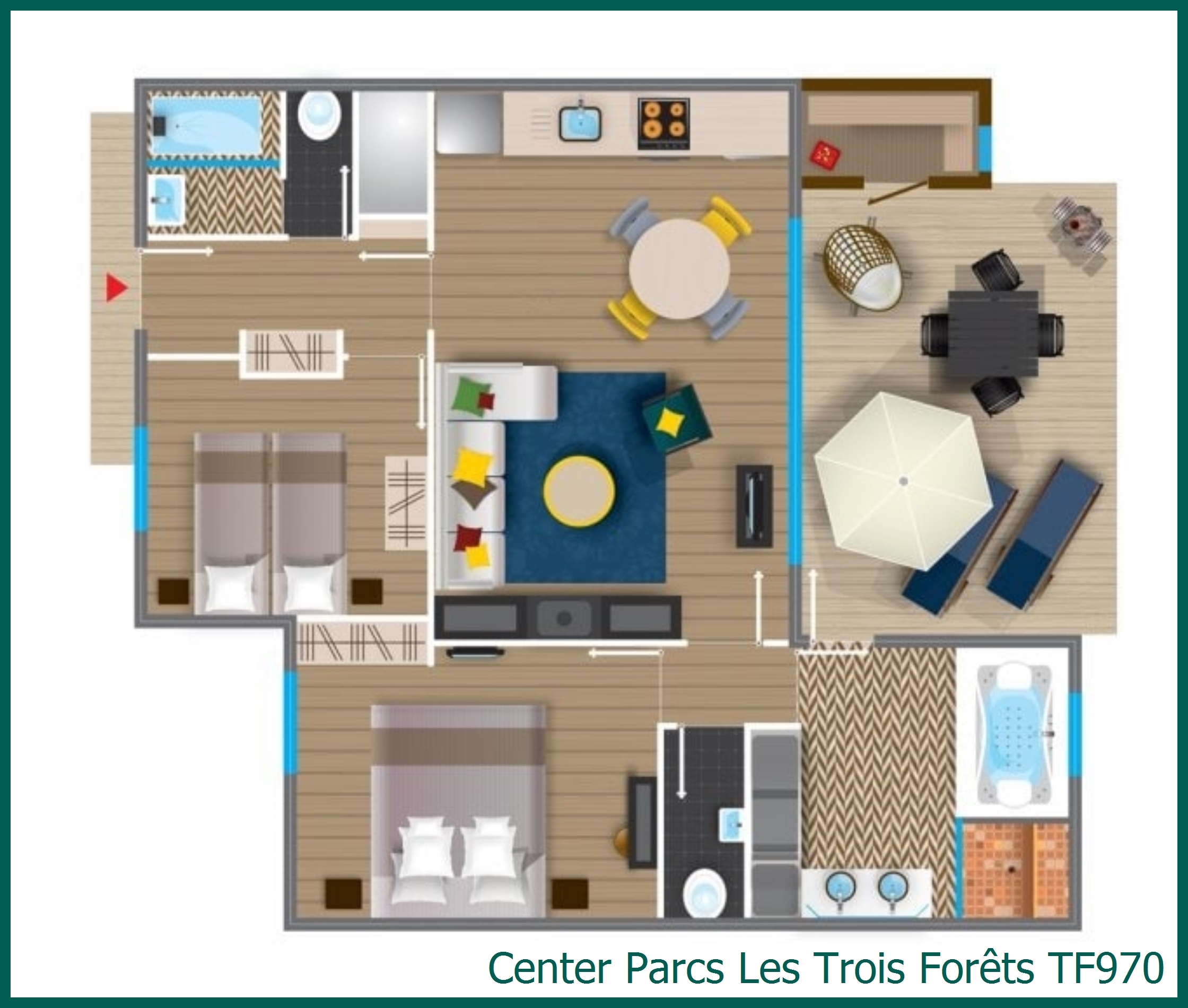 Exclusive cottage TF970 in Les Trois Forêts