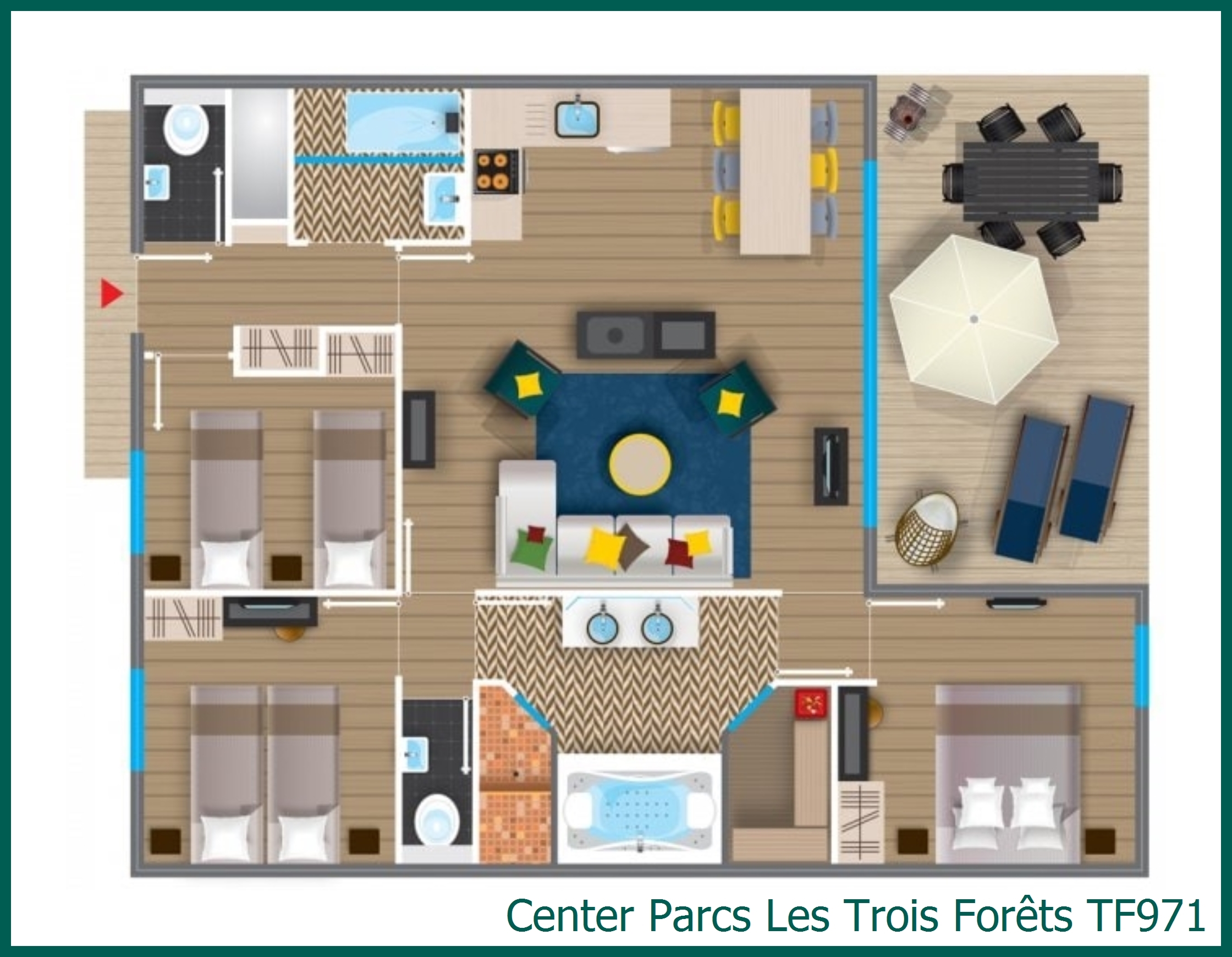 Exclusive cottage TF971 in Les Trois Forêts