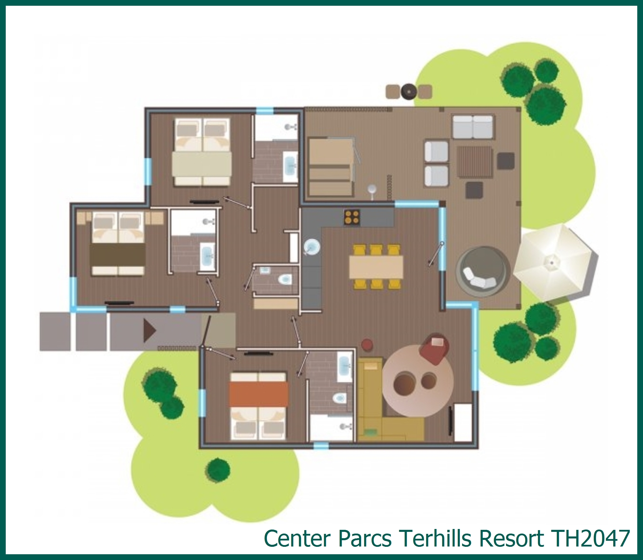 Exclusive cottage TH2047 in Terhills Resort