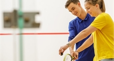 Squashen in Center Parcs De Vossemeren