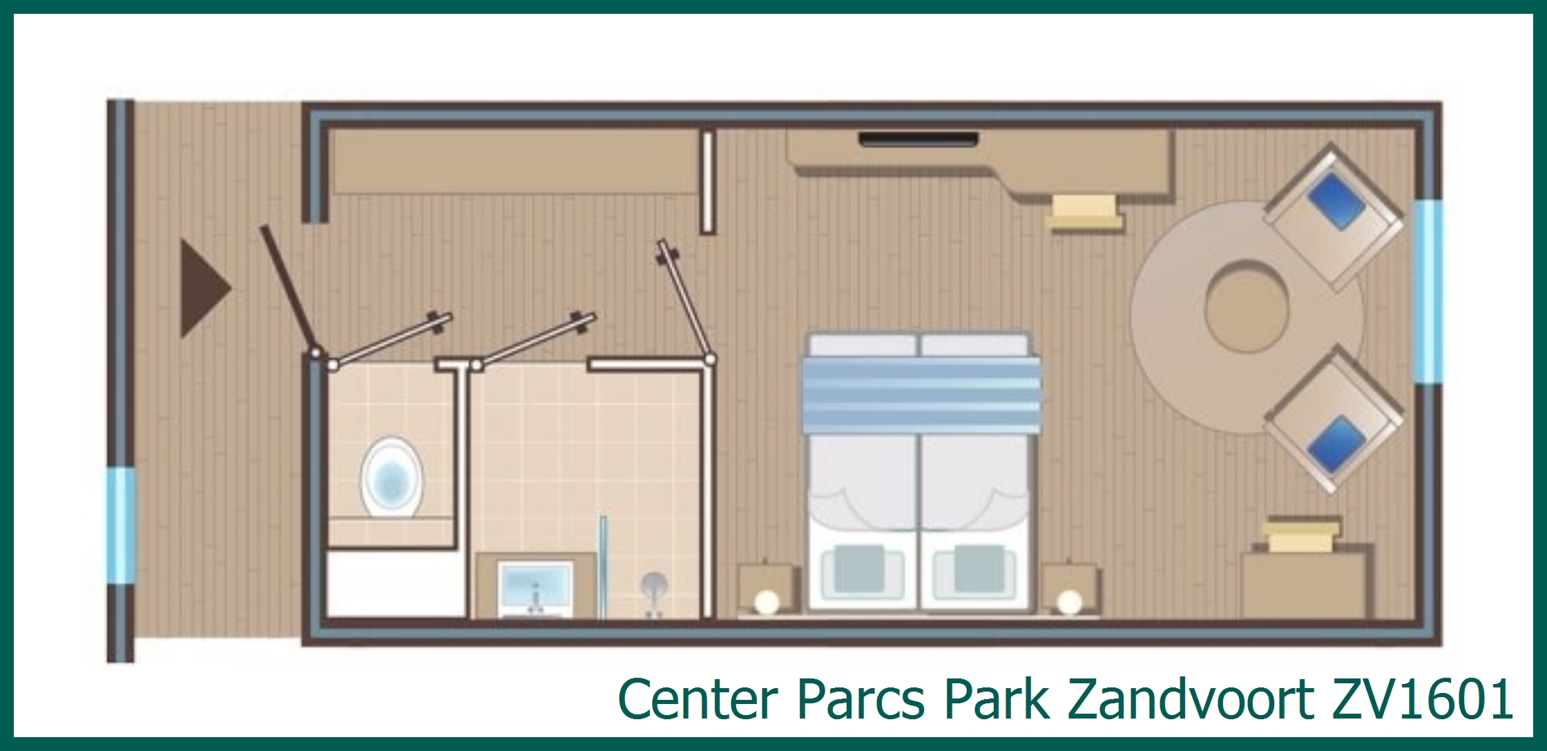 Hotelkamer ZV1601 in Park Zandvoort