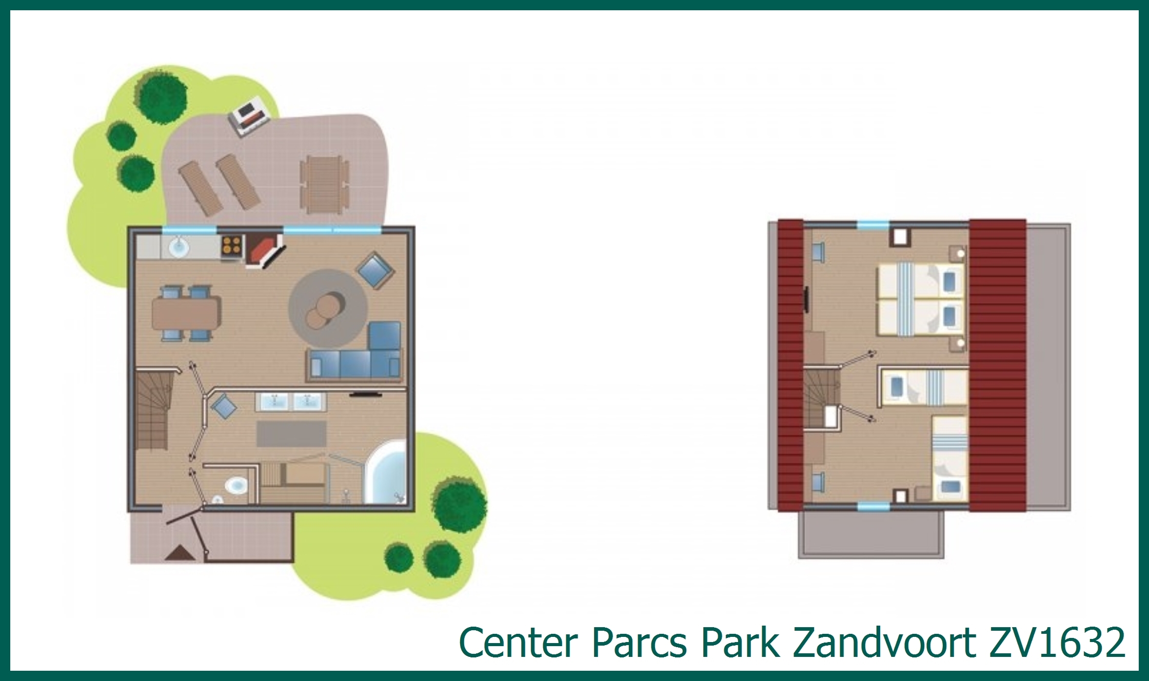 VIP cottage ZV1632 in Park Zandvoort