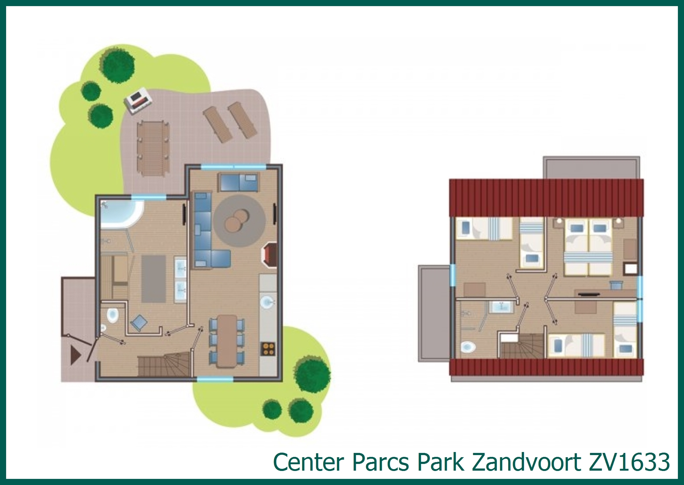 VIP cottage ZV1633 in Park Zandvoort