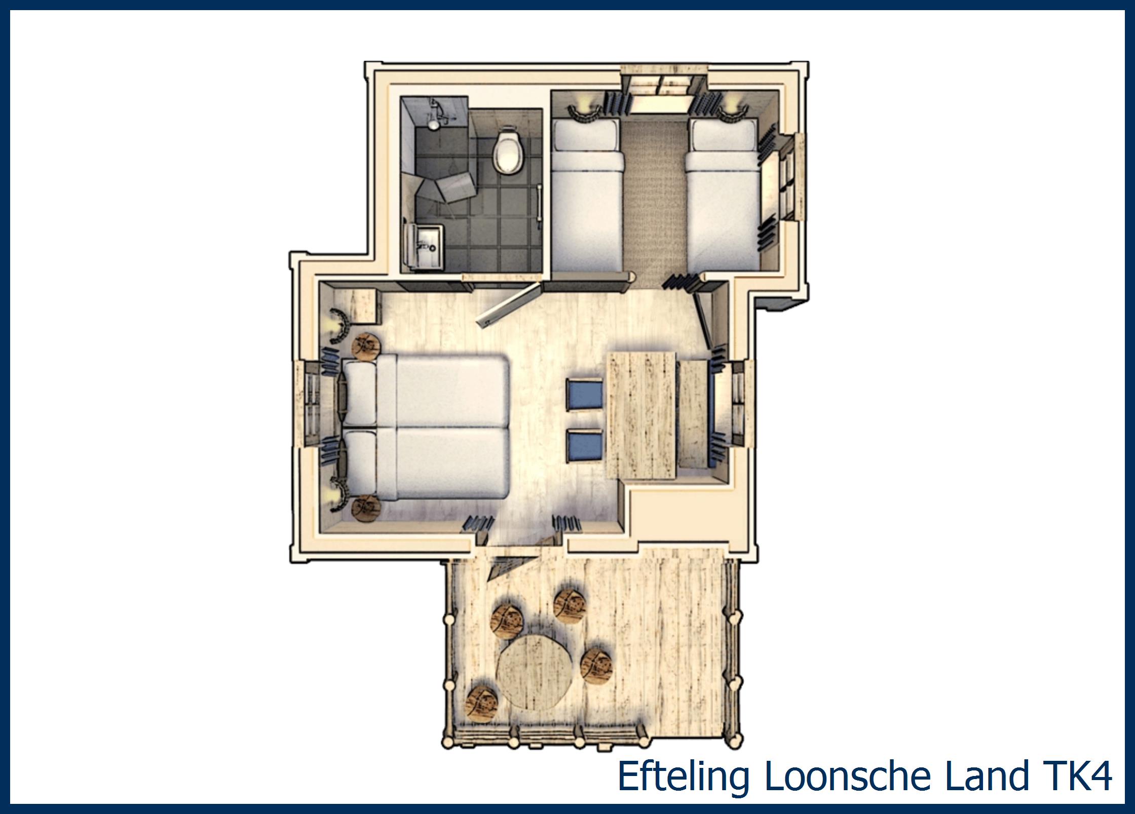 Themakamer Boomzicht 4-persoons TK4 in Loonsche Land