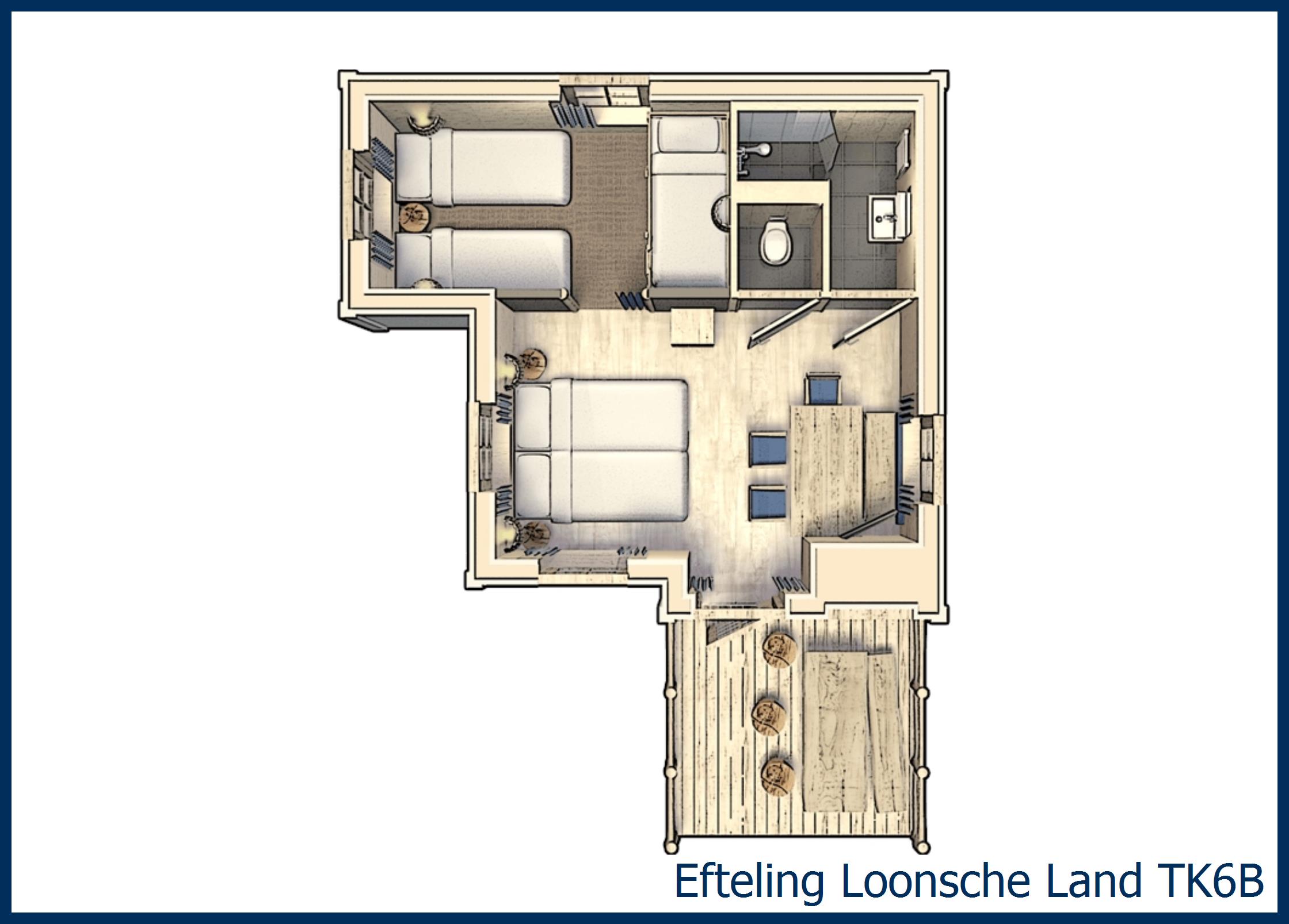 Themakamer Boomzicht 6-persoons TK6B in Loonsche Land