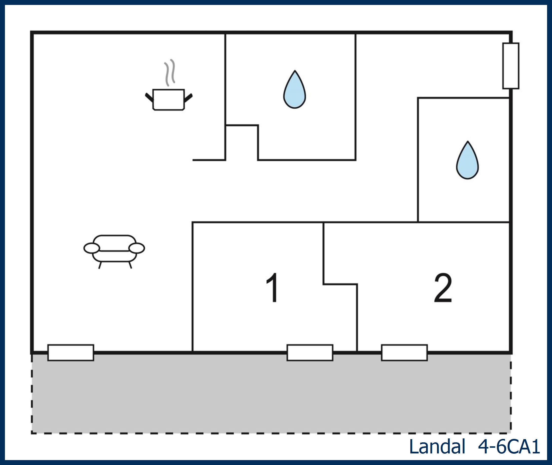 Appartement 4-6CA1 in Marissa