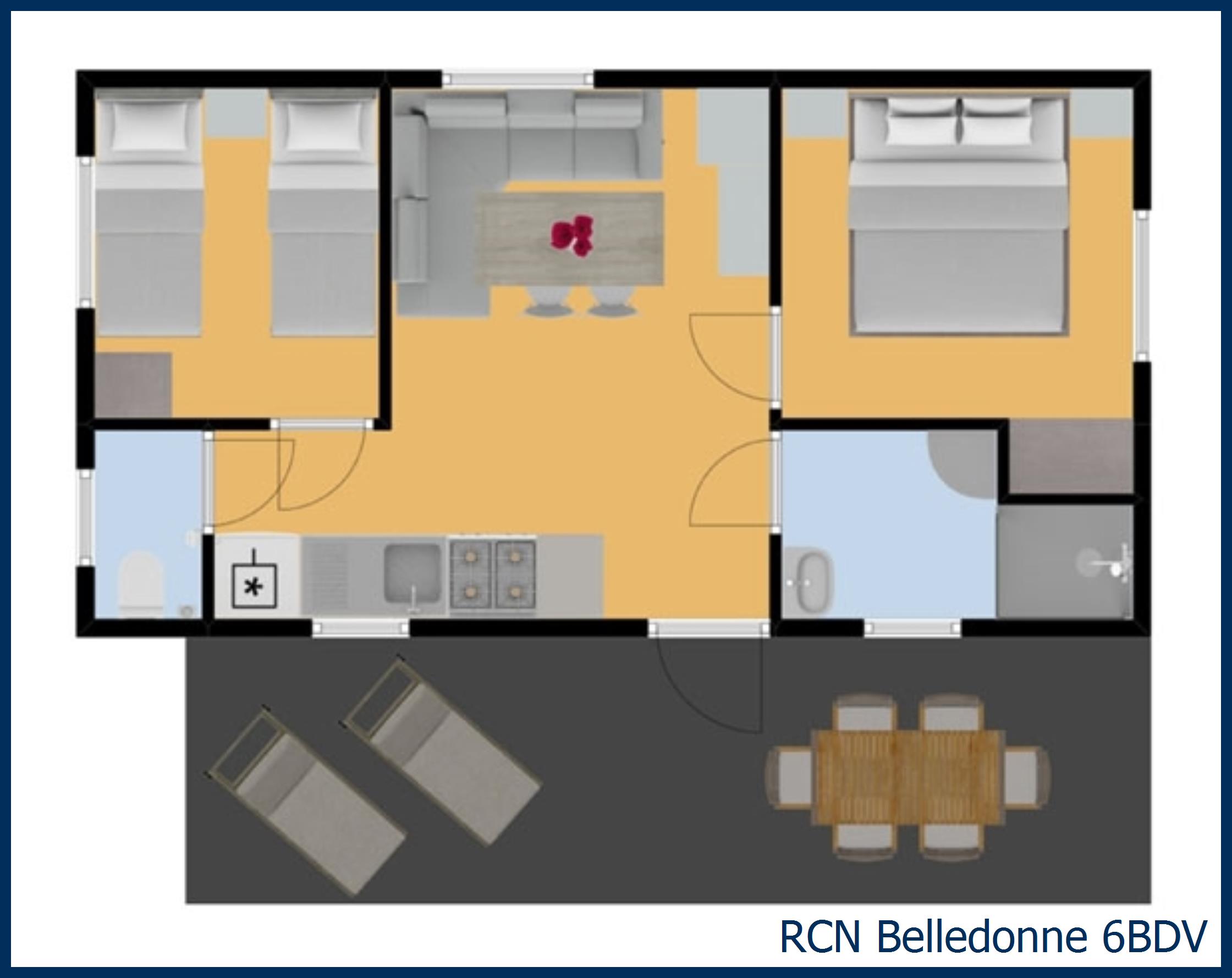 Mobil home goléon 6BDV in Belledonne