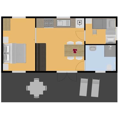 Stacaravan Rolstoeltoegankelijke mobil home Nice - 4LNVR+ in Domaine de la Noguière