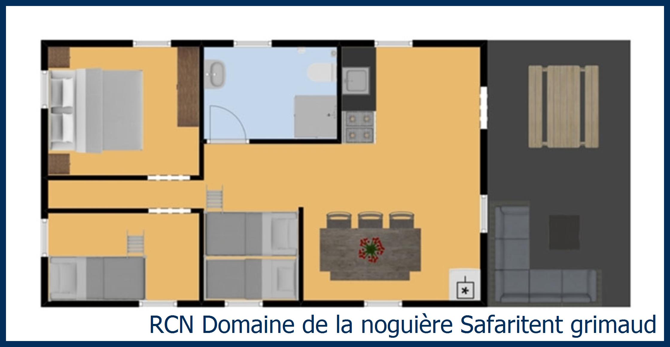 Safaritent grimaud in Domaine de la Noguière