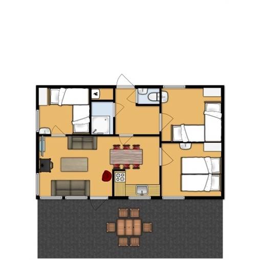 Bungalow Reehorst R6 in Het Grote Bos