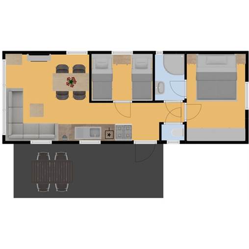 Mobil home Lindenhorst ST4 plus in Het Grote Bos