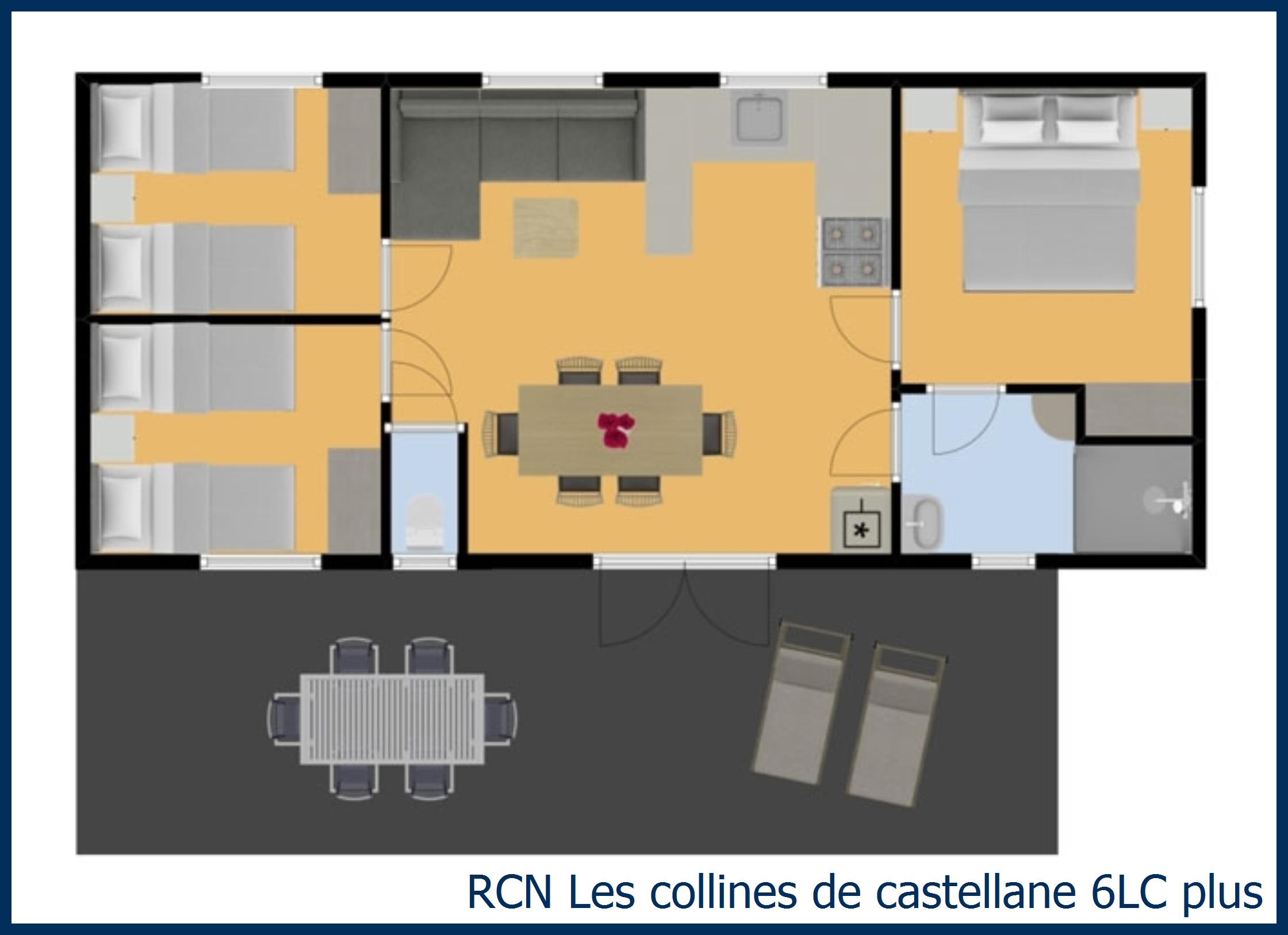 Mobil home marjolaine 6LC plus in Les Collines de Castellane