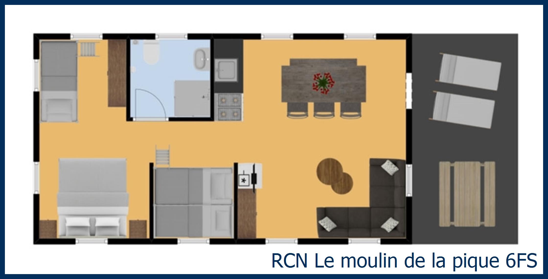 Safaritent belle vue 6FS in Le Moulin de la Pique