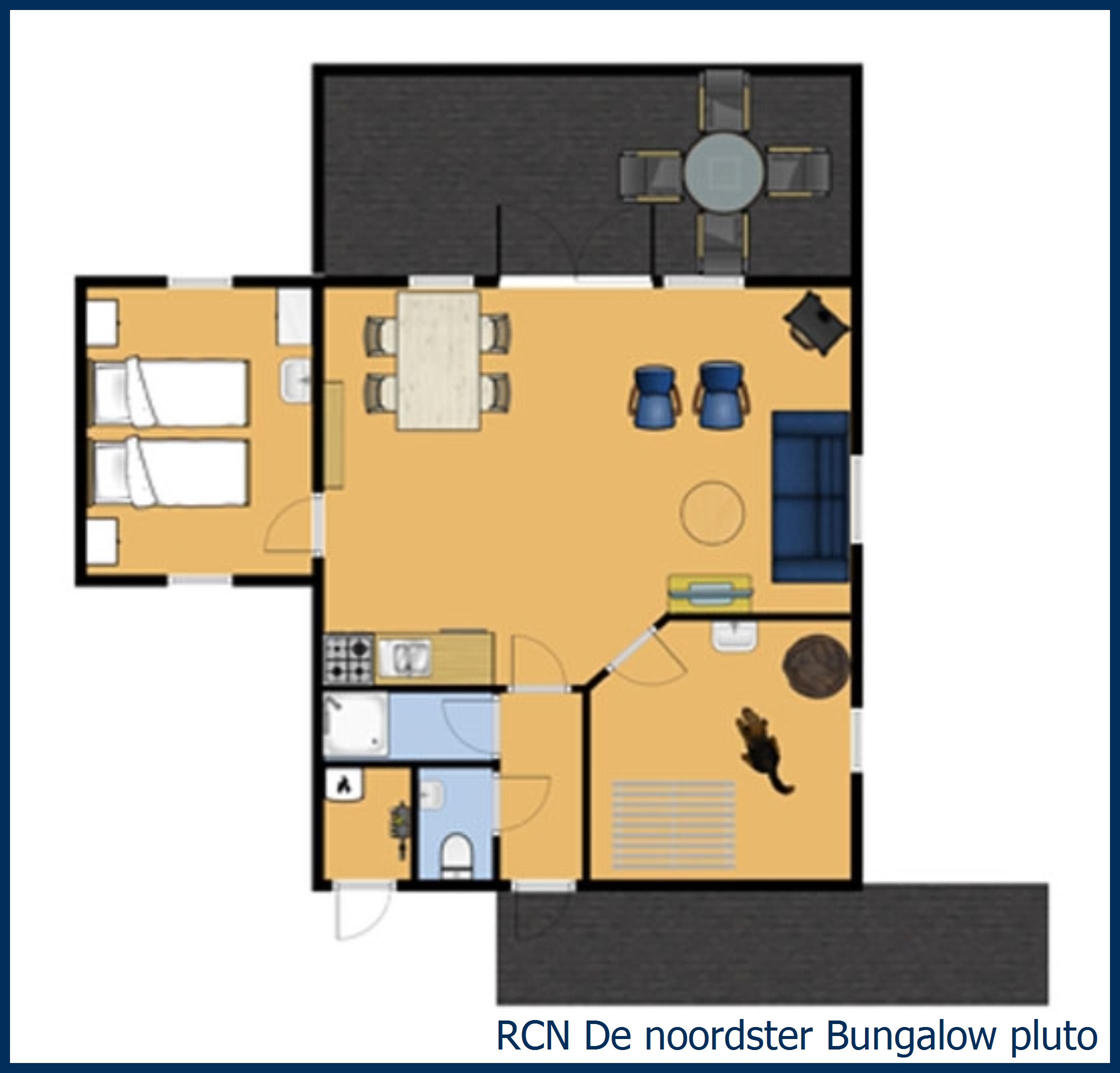 Bungalow pluto in De Noordster
