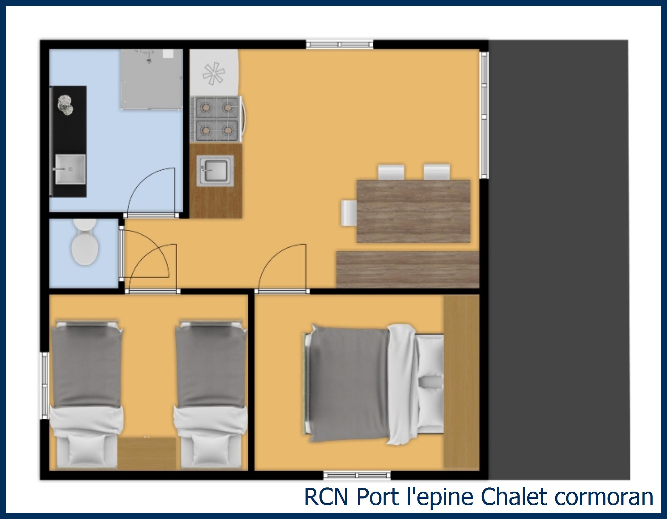 Chalet cormoran in Port l'Epine