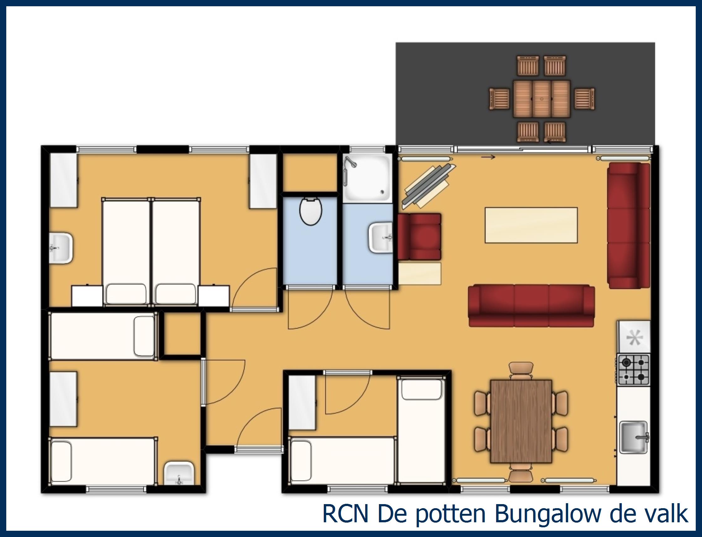 Bungalow de Valk in De Potten