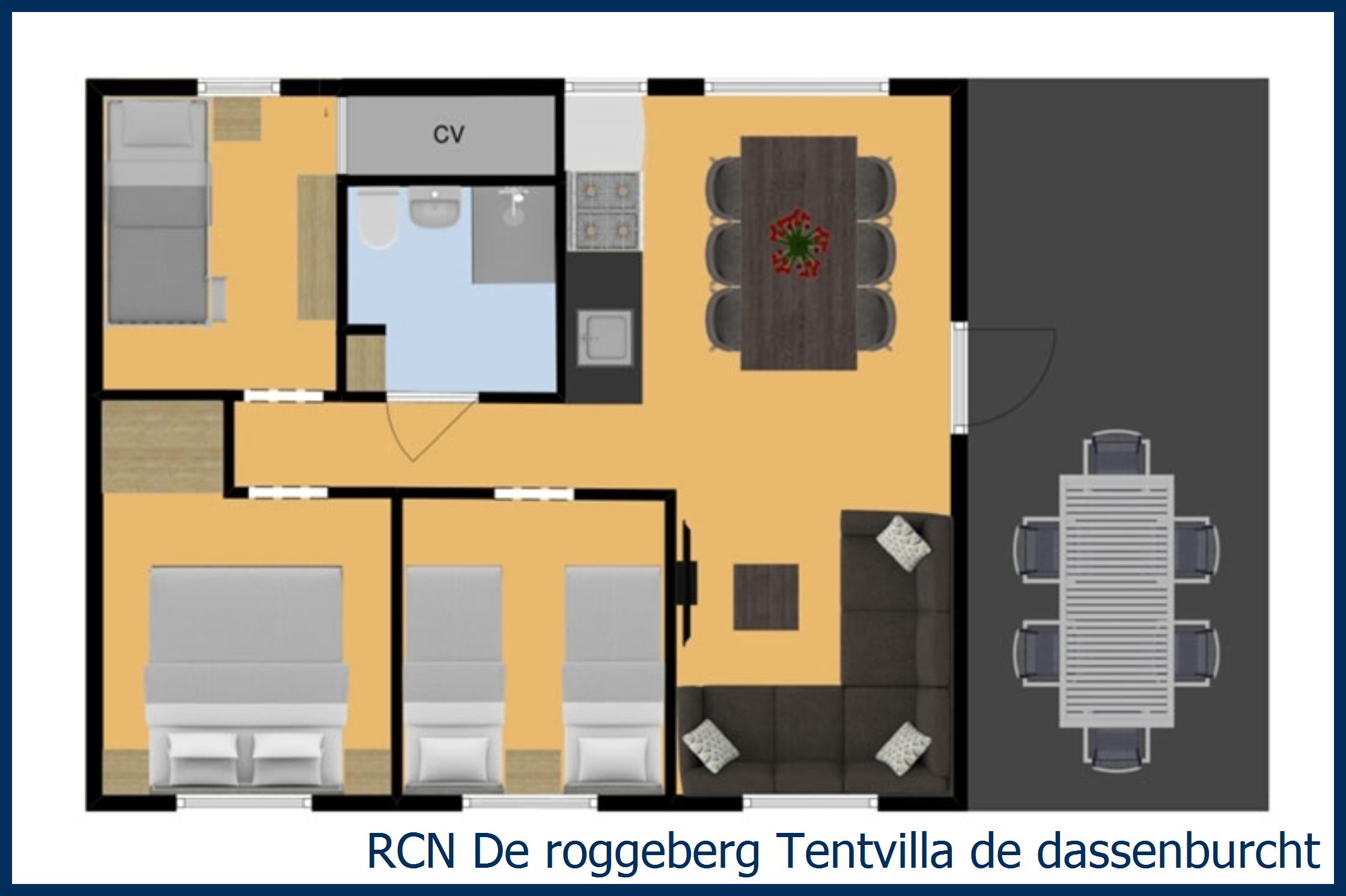 Bungalow Tentvilla de dassenburcht in De Roggeberg