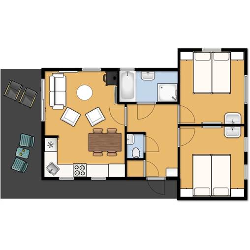 Bungalow de Grutto VT4 in De Roggeberg