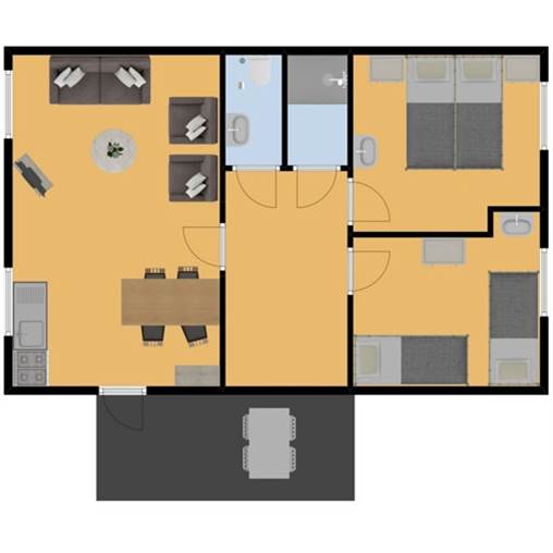 Appartement Toppershoedje B4 in Toppershoedje