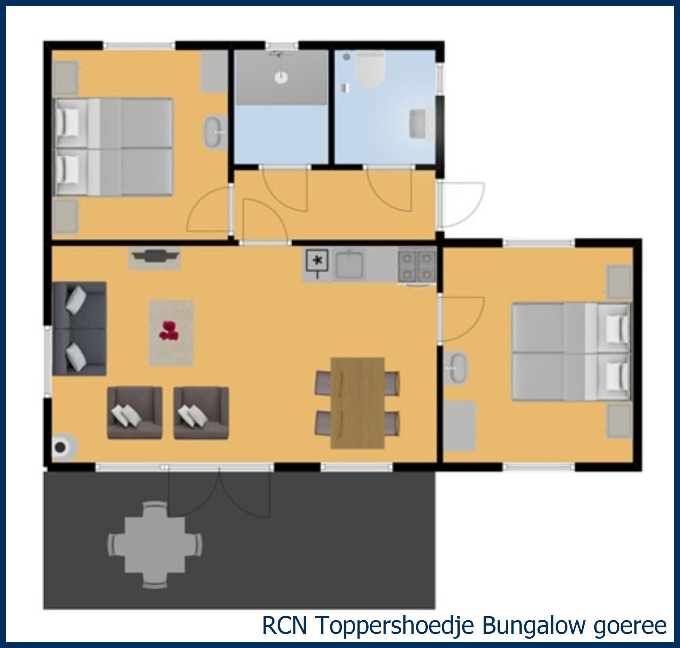 Bungalow Goeree in Toppershoedje