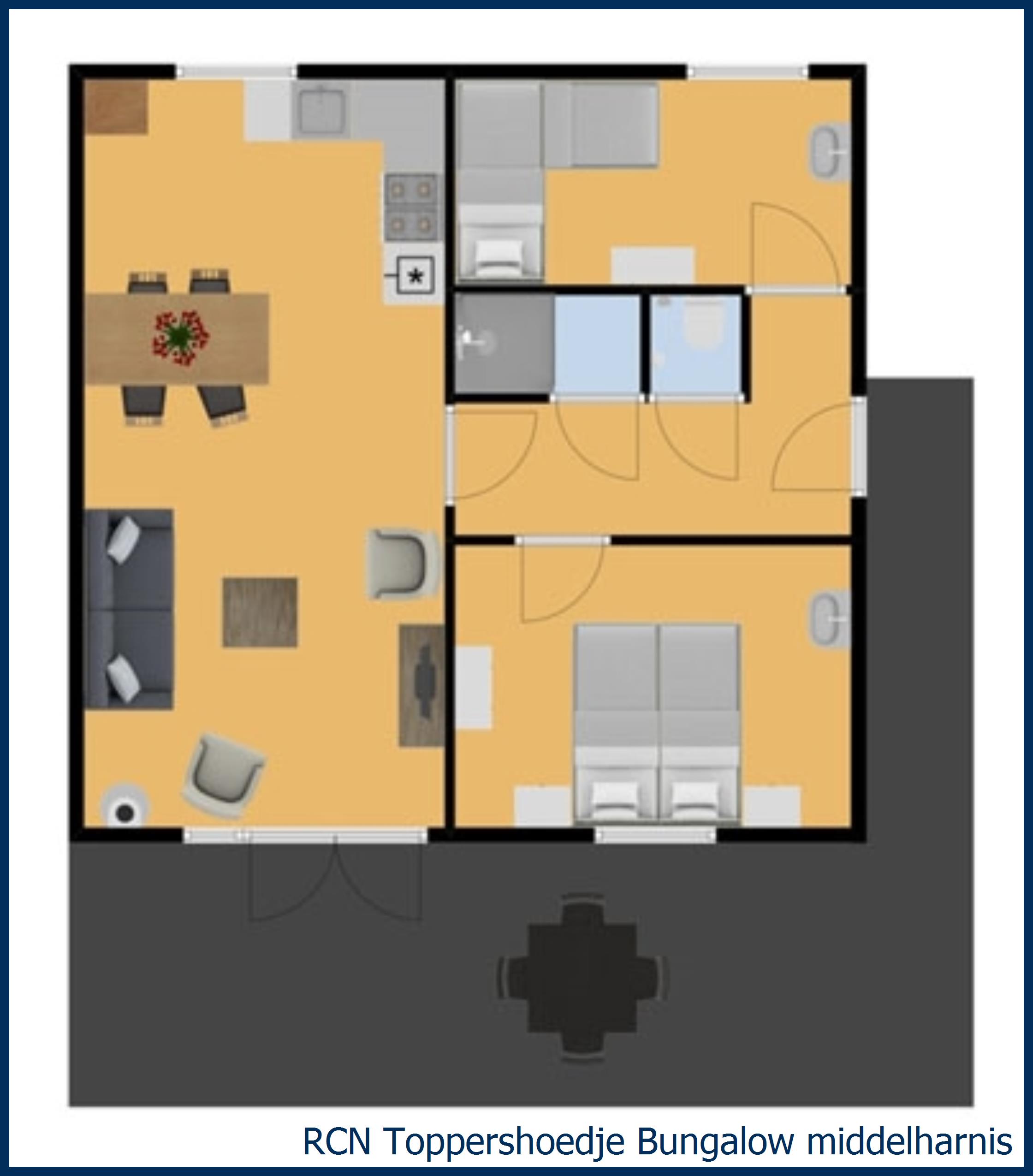 Bungalow Middelharnis in Toppershoedje