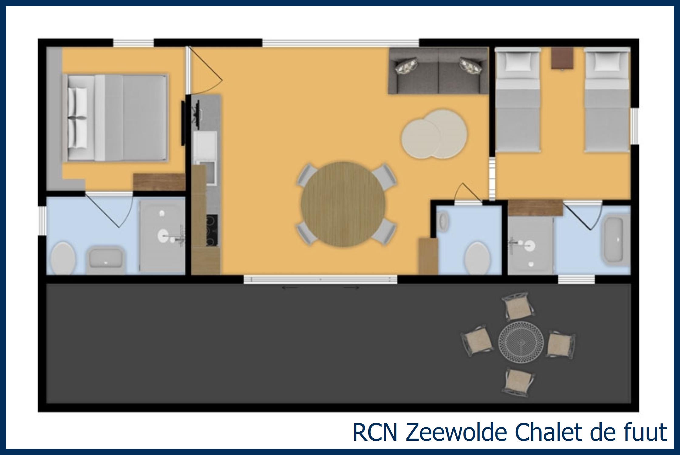 Chalet de fuut in Zeewolde