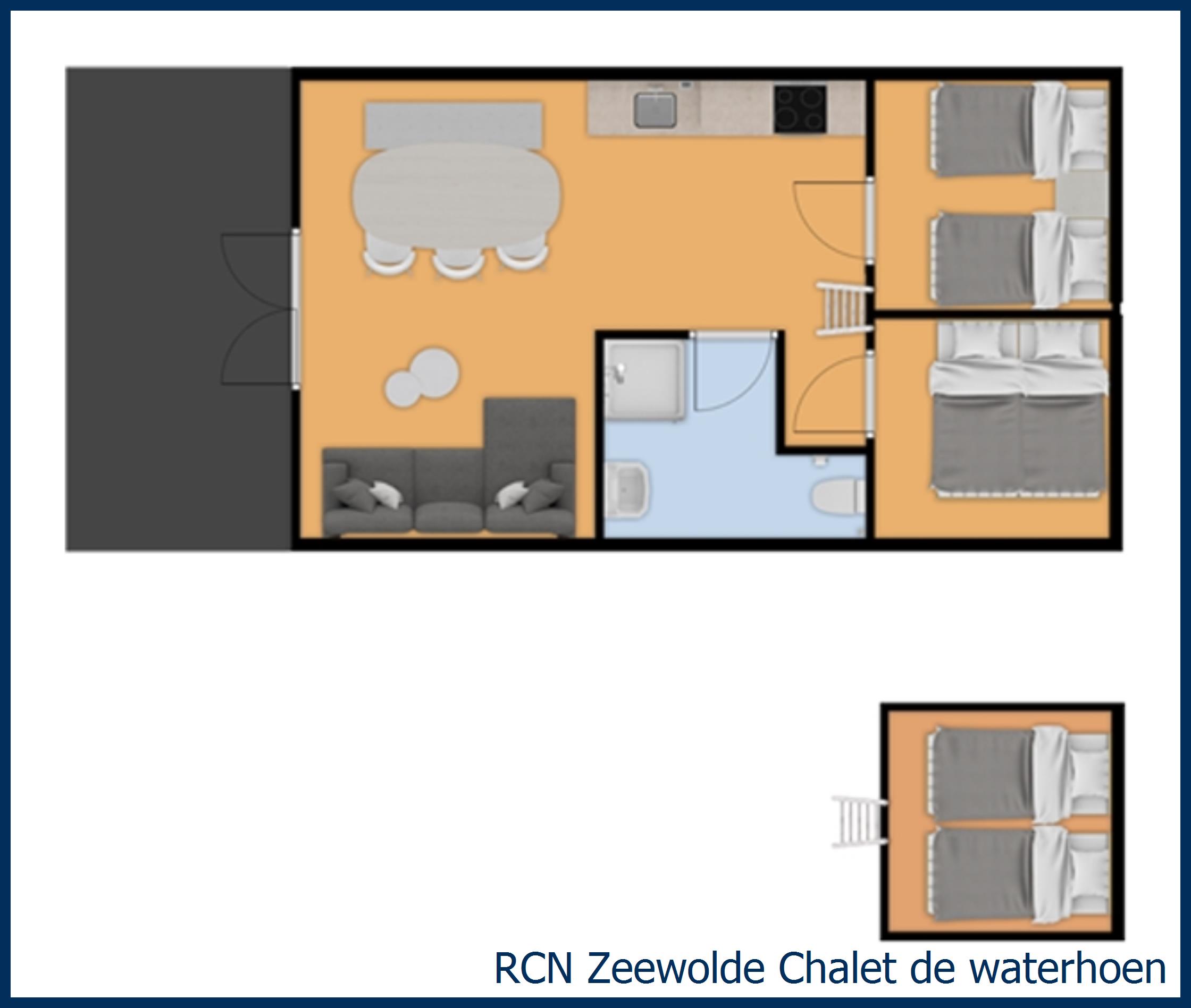 Chalet de waterhoen in Zeewolde