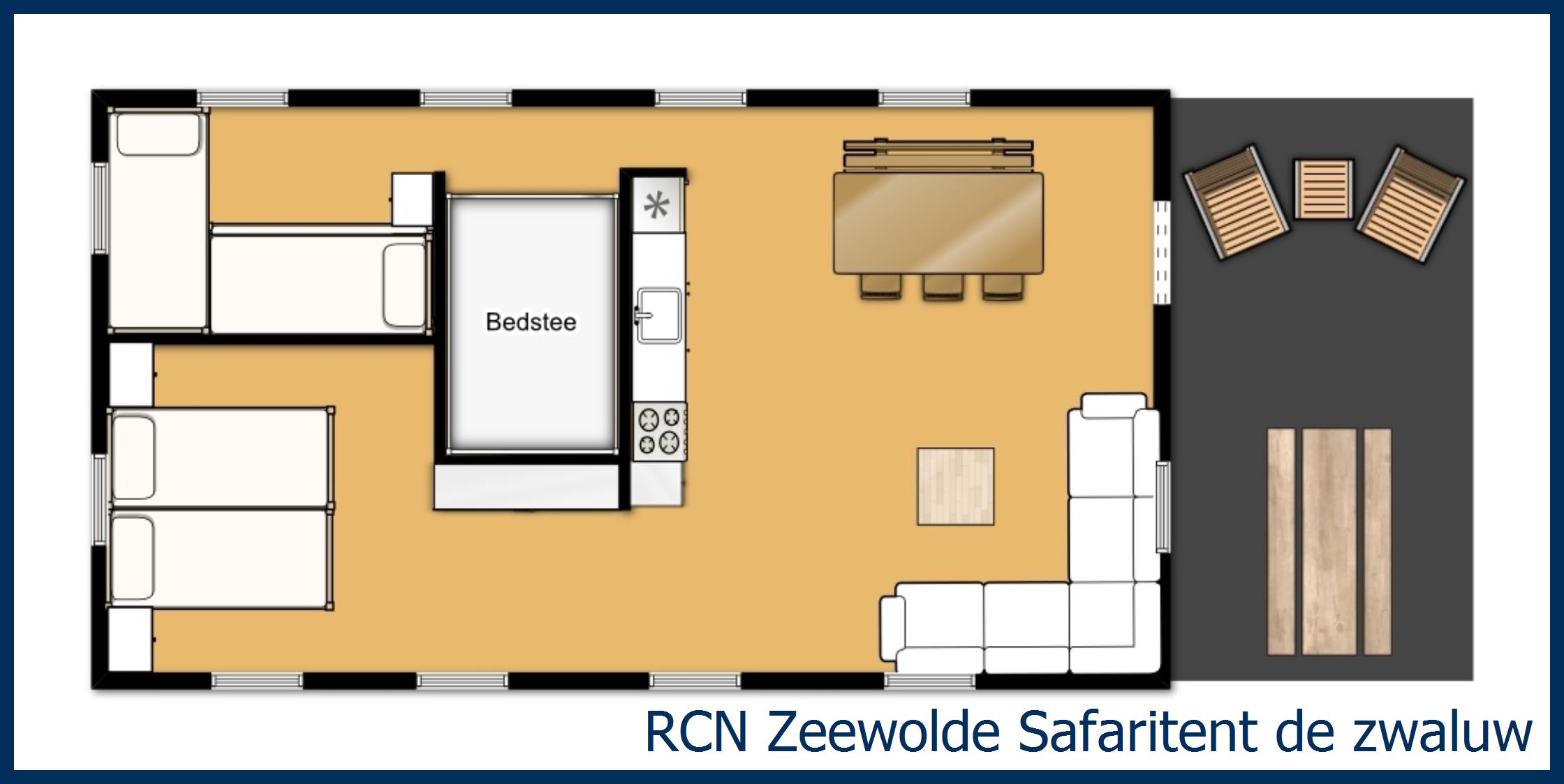 Safaritent de Zwaluw in Zeewolde