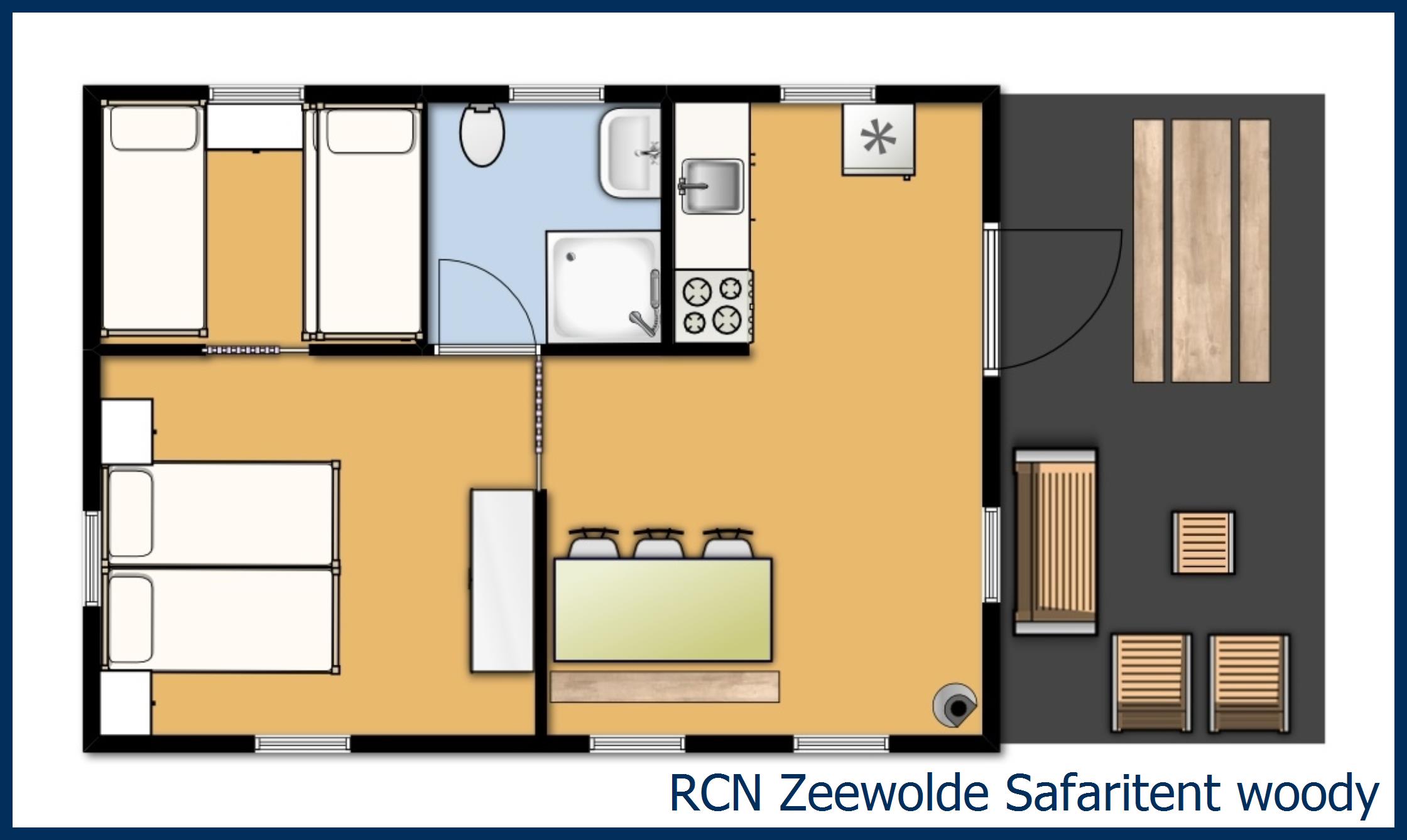 Safaritent Woody in Zeewolde