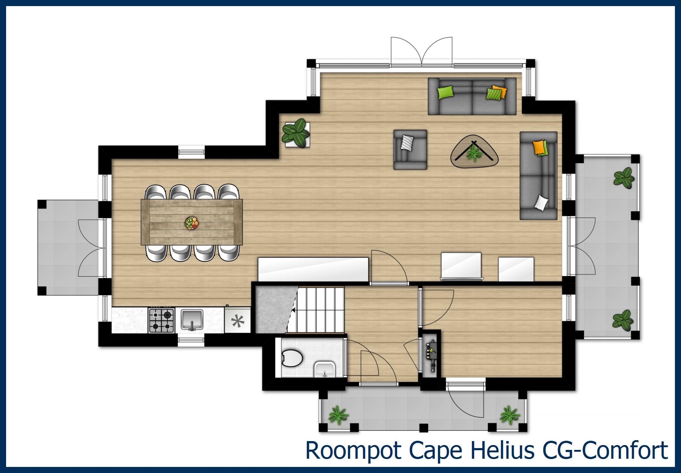 Bungalow CG-Comfort in Cape Helius
