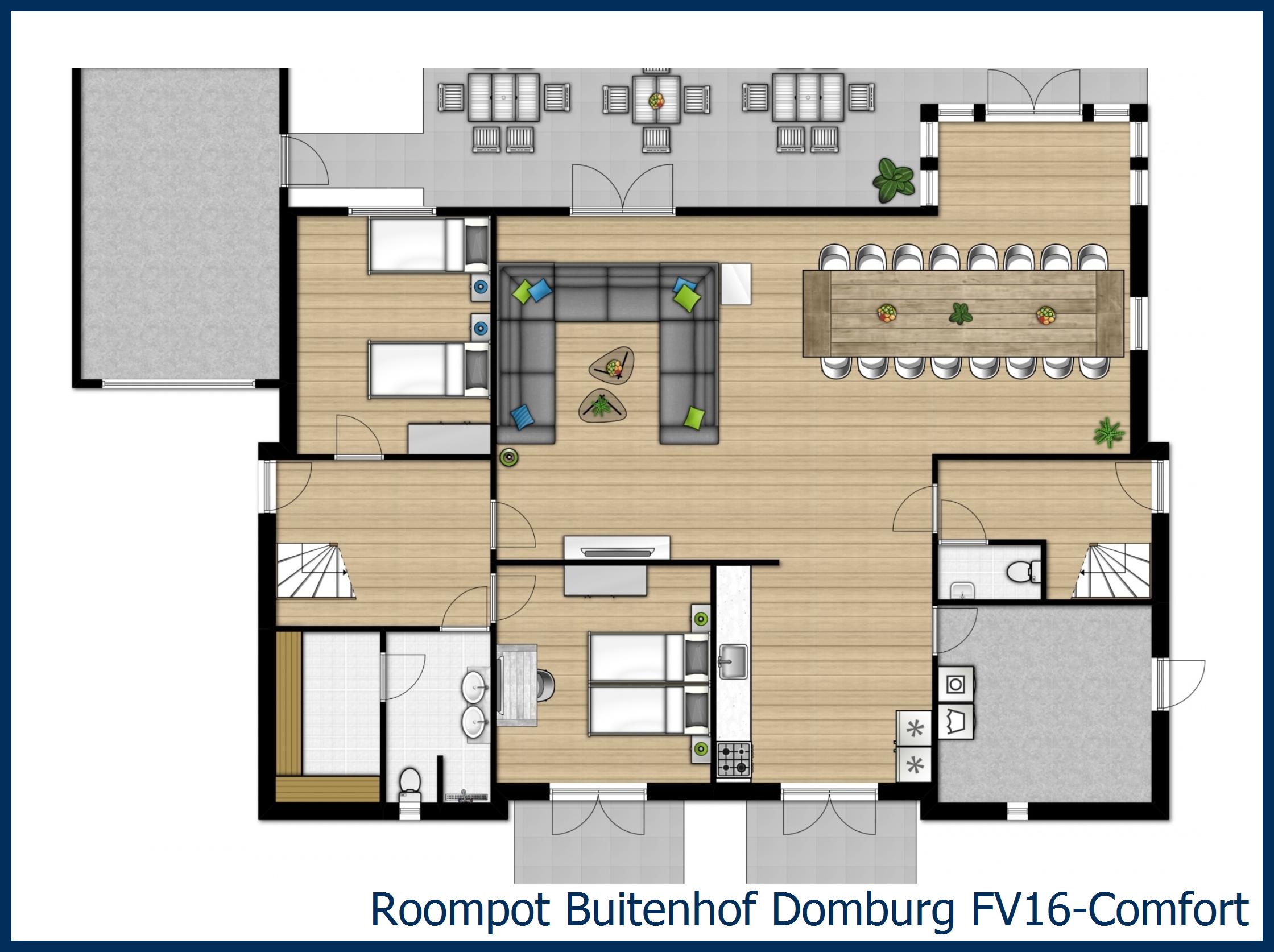 Bungalow FV16-Comfort in Buitenhof Domburg