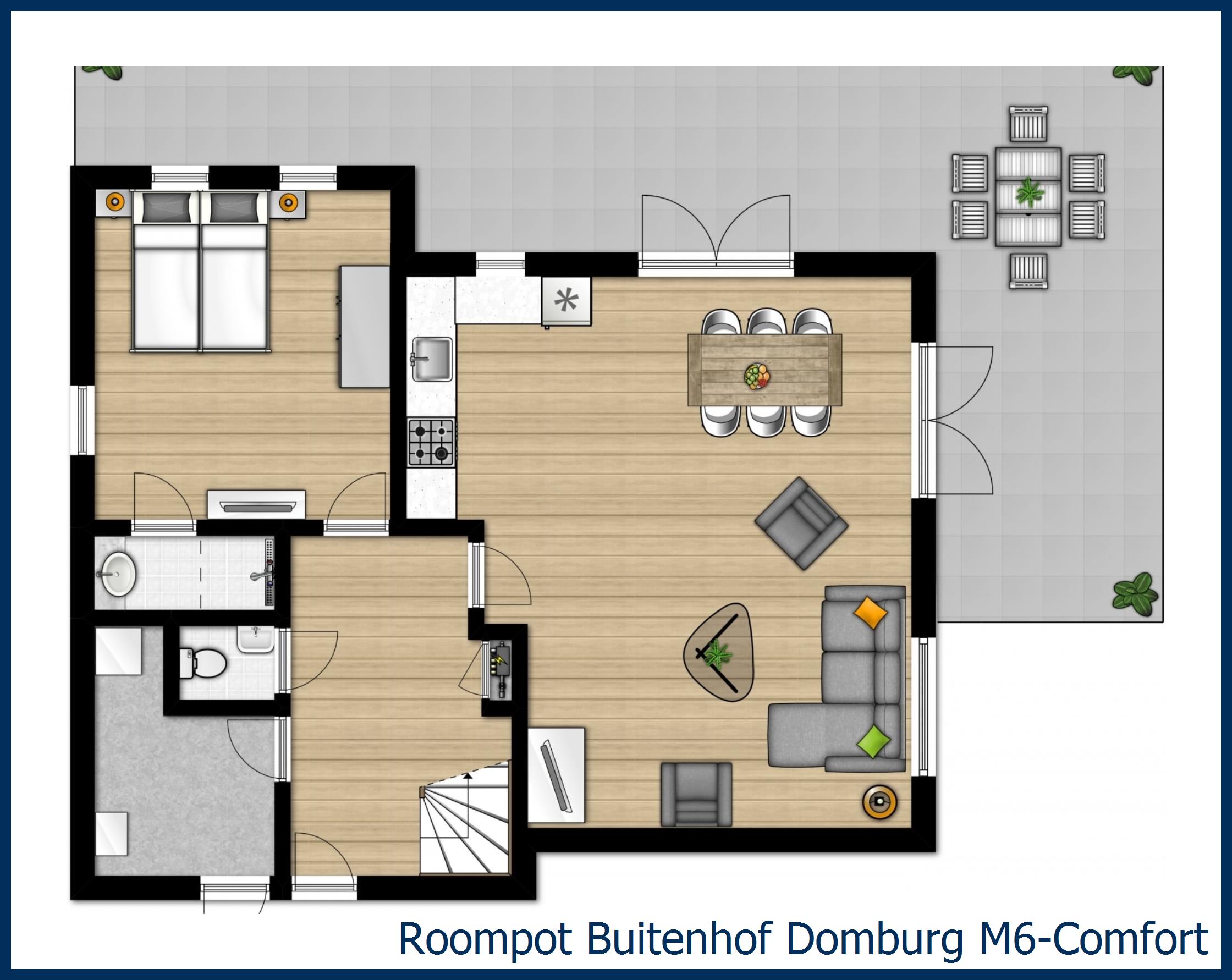 Bungalow M6-Comfort in Buitenhof Domburg