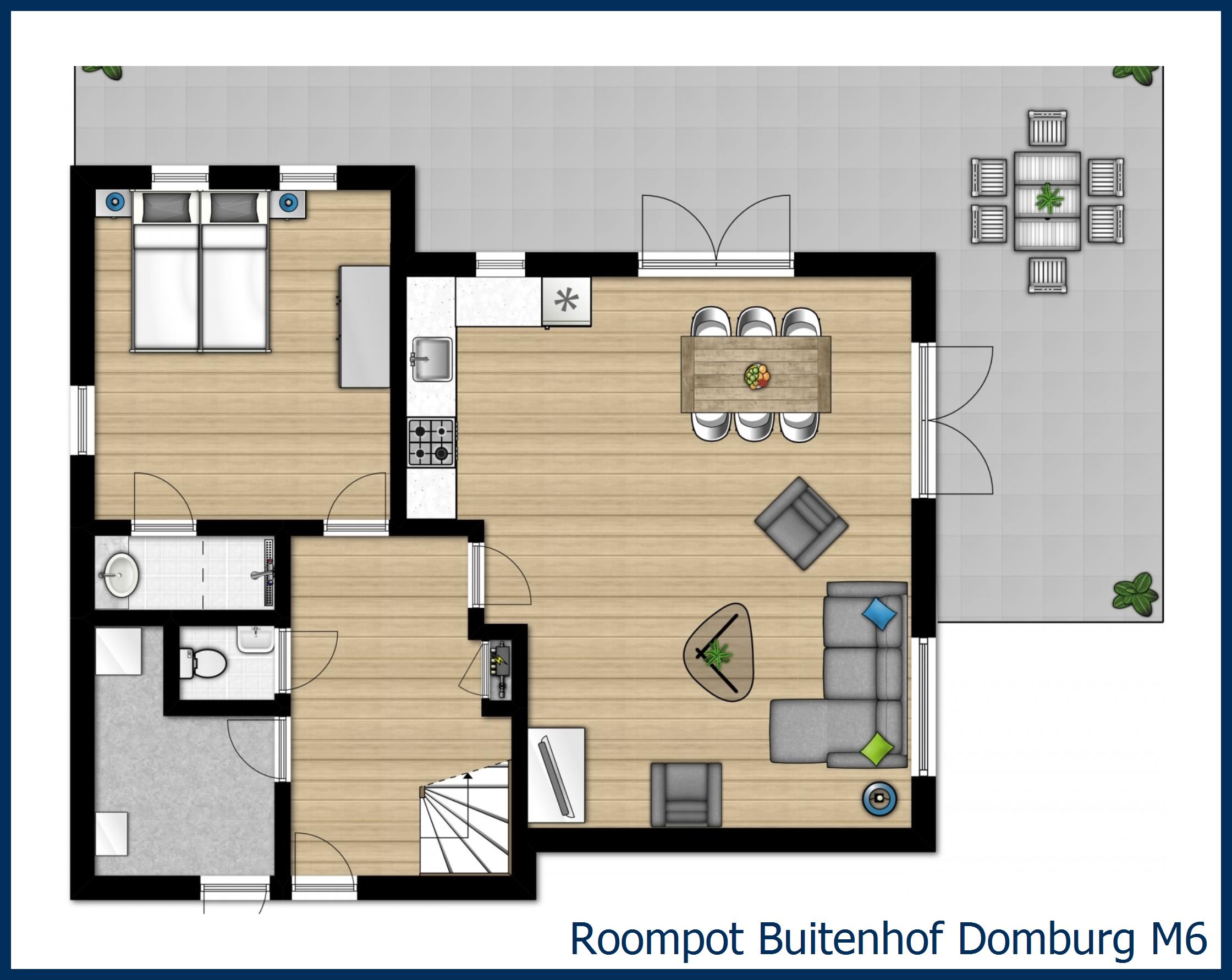 Bungalow M6 in Buitenhof Domburg