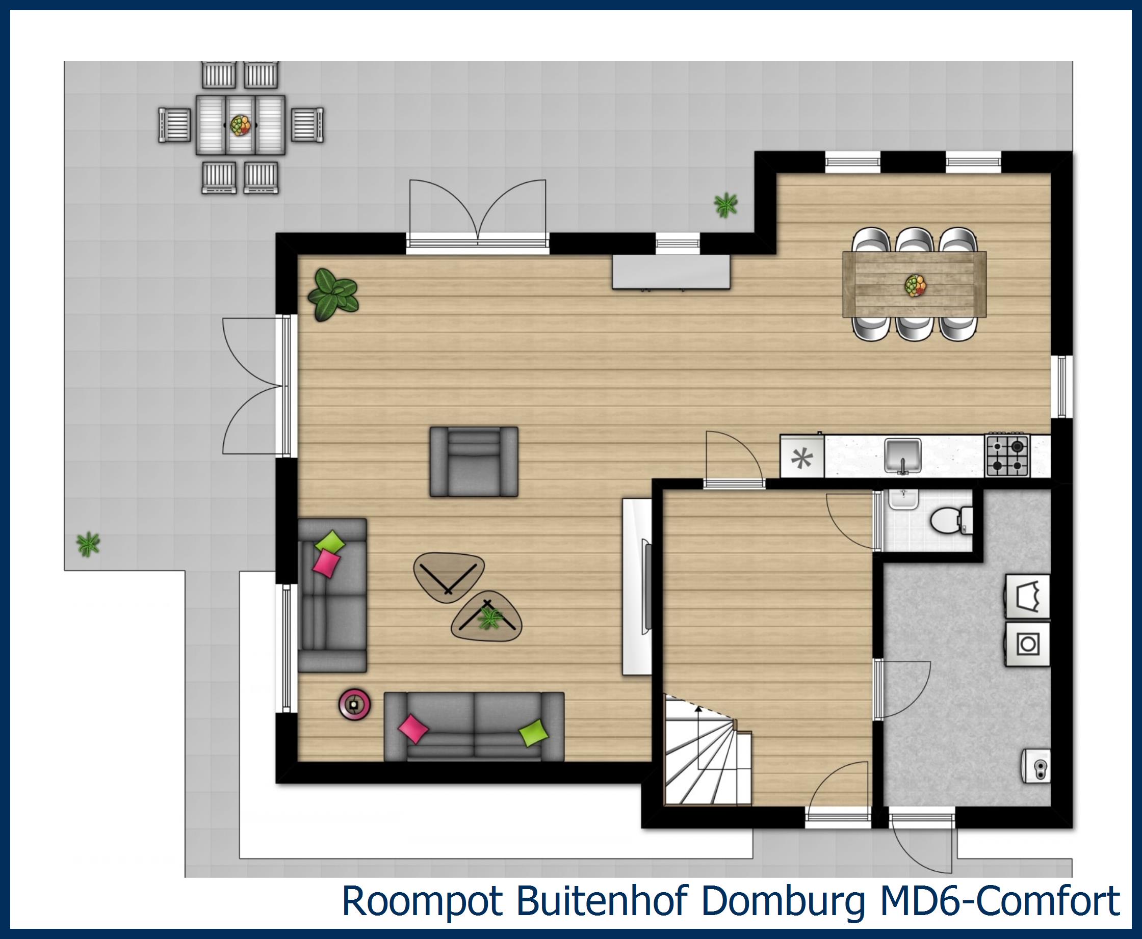Bungalow MD6-Comfort in Buitenhof Domburg