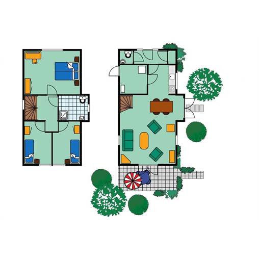 Bungalow DV-Comfort in Noordzee Résidence De Banjaard