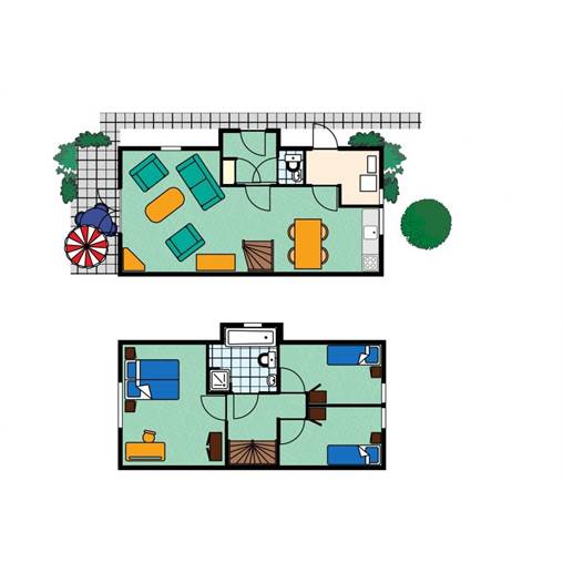 Bungalow VWL in Noordzee Résidence De Banjaard