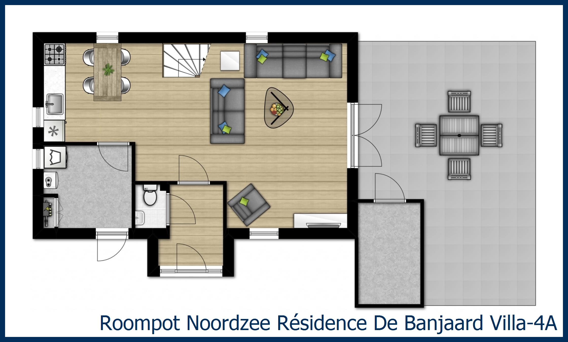 Villa Villa-4A in Noordzee Résidence De Banjaard