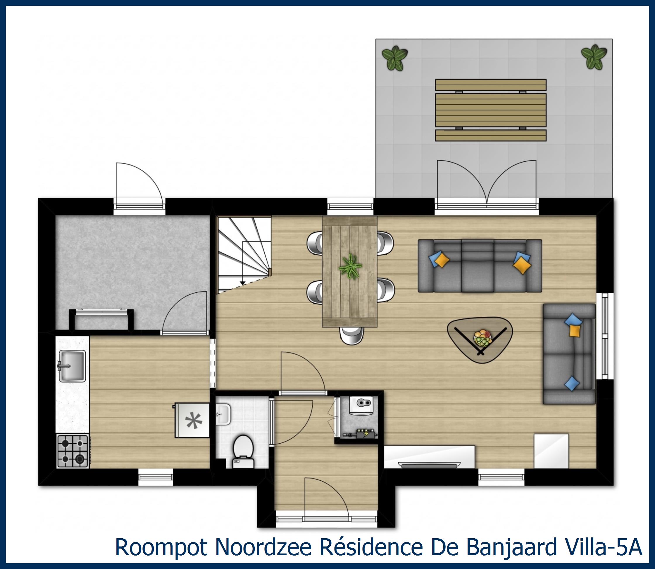 Villa Villa-5A in Noordzee Résidence De Banjaard