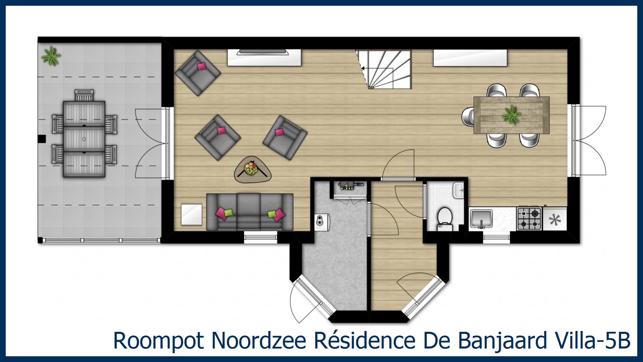 Villa Villa-5B in Noordzee Résidence De Banjaard