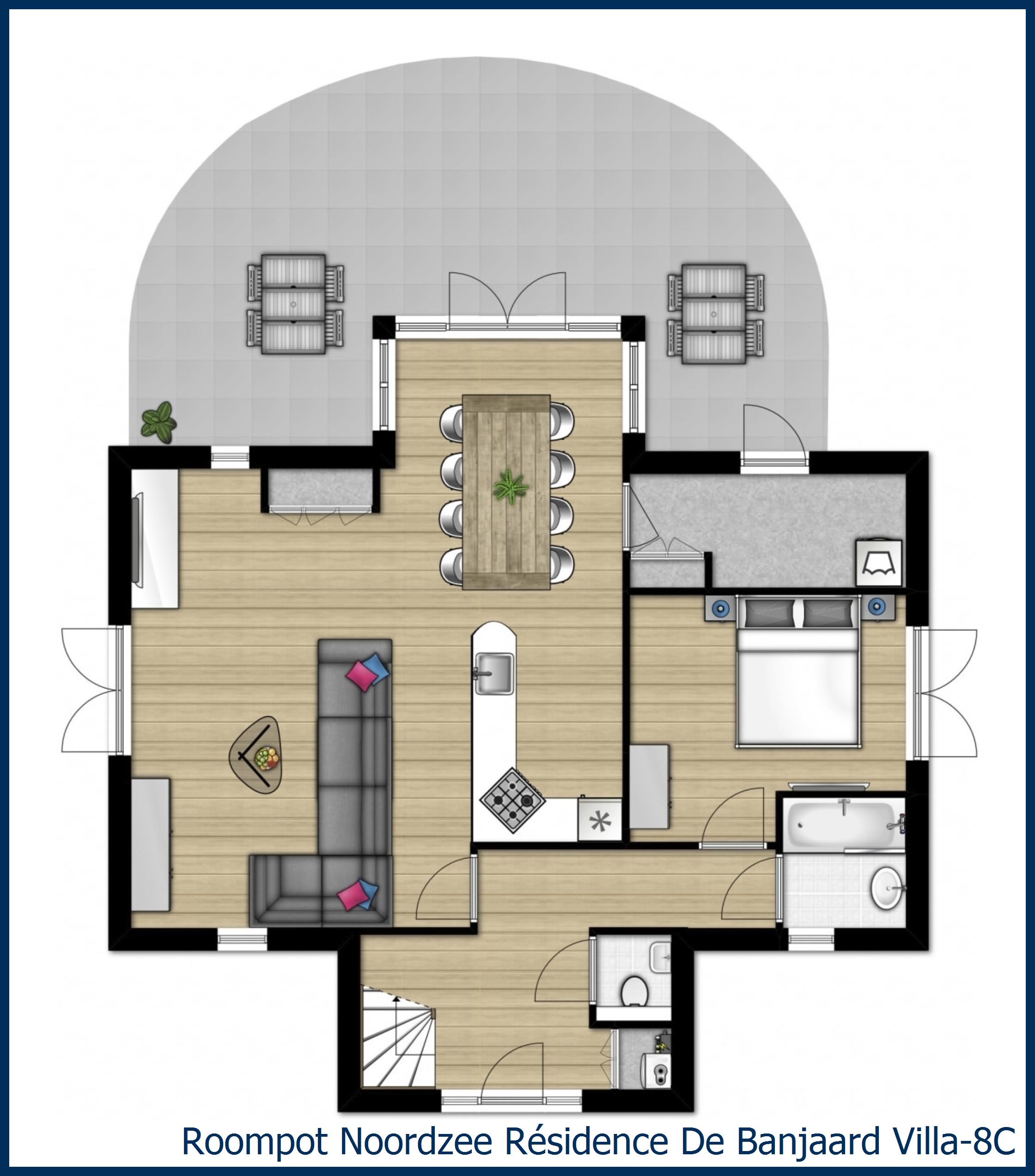 Villa Villa-8C in Noordzee Résidence De Banjaard