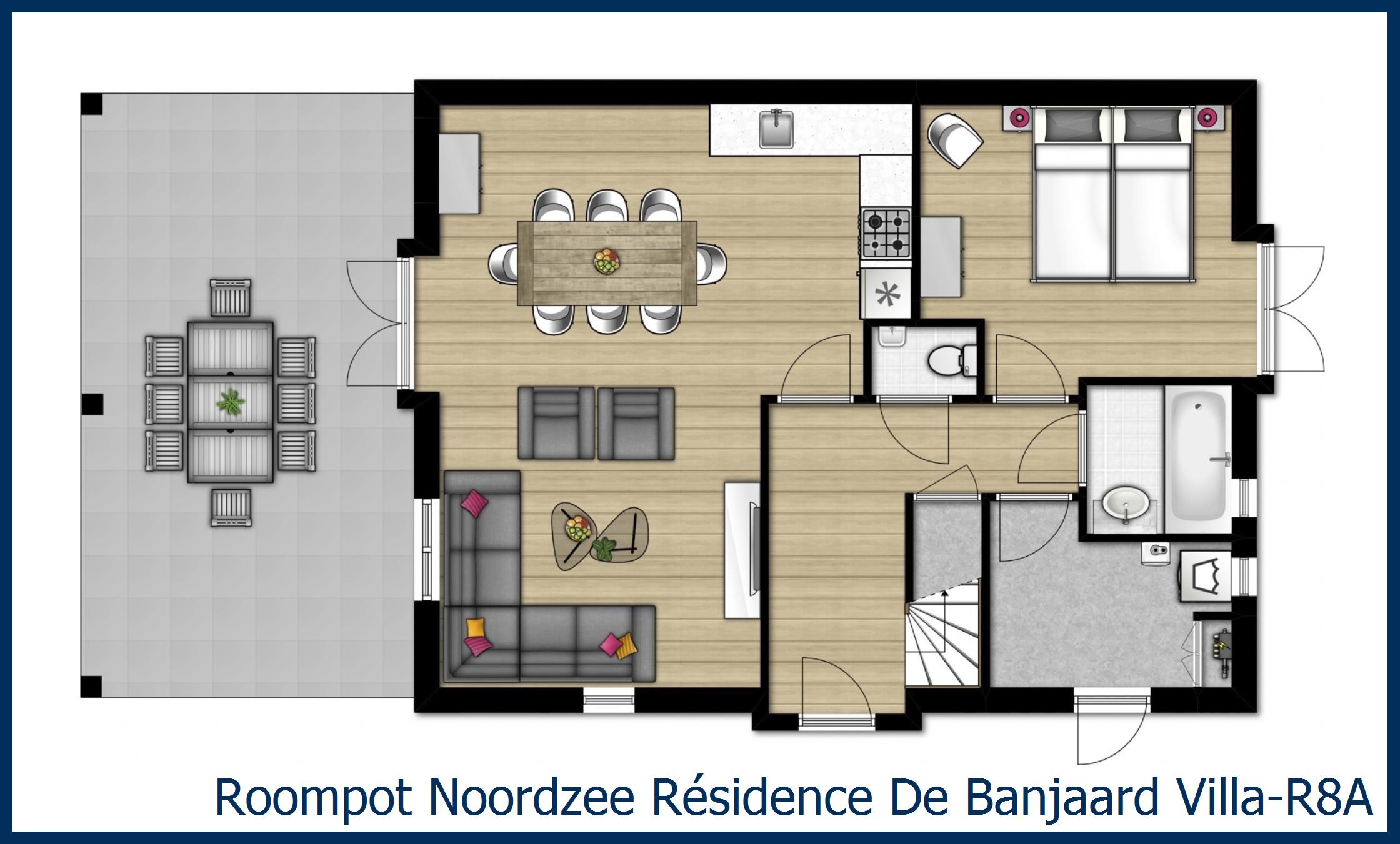 Villa Villa-R8A in Noordzee Résidence De Banjaard