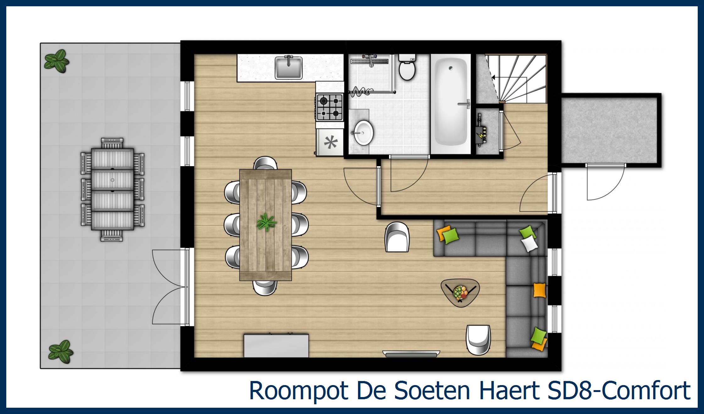Bungalow SD8-Comfort in De Soeten Haert