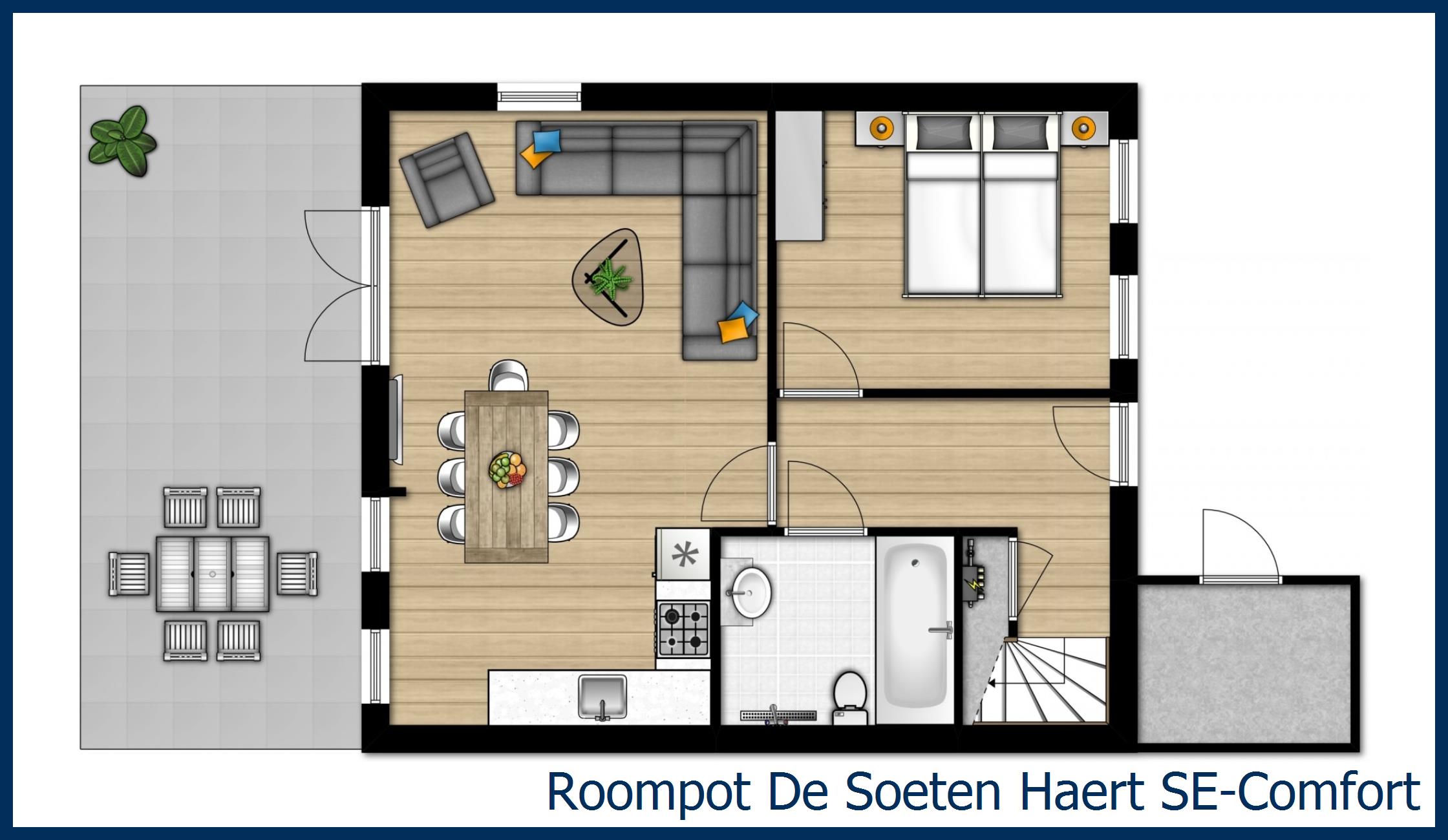 Bungalow SE-Comfort in De Soeten Haert