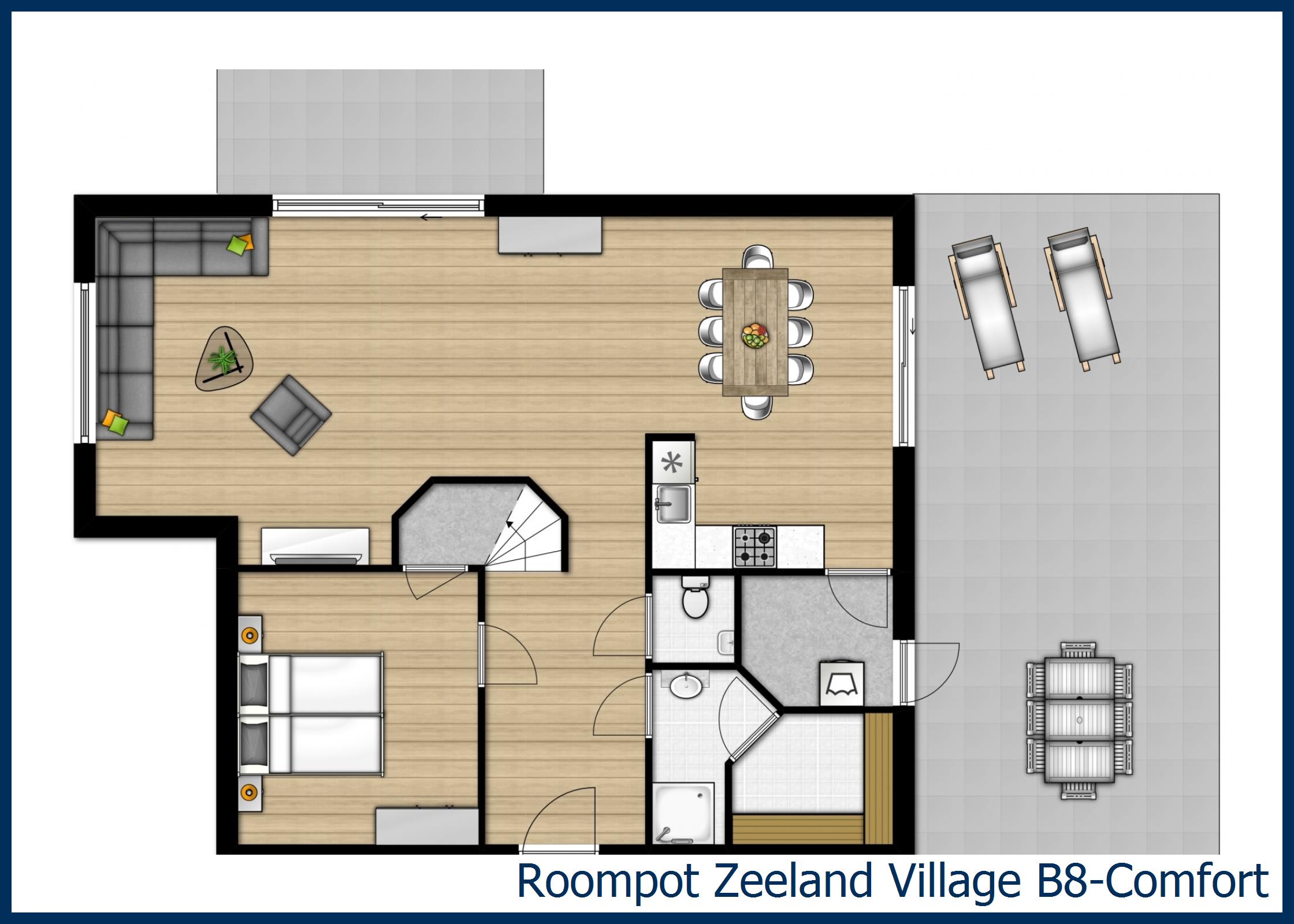Bungalow B8-Comfort in Zeeland Village
