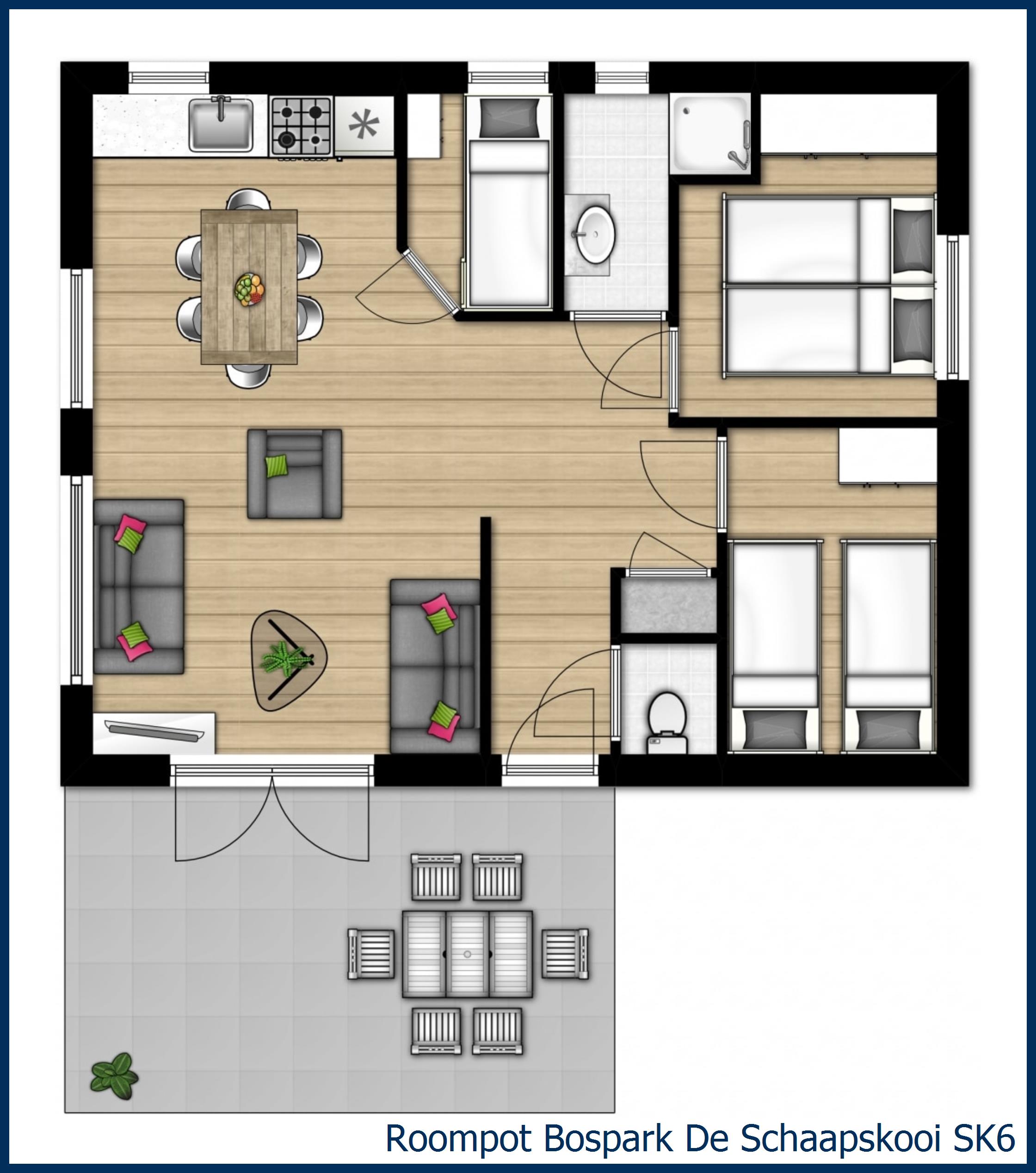 Chalet SK6 in Bospark De Schaapskooi
